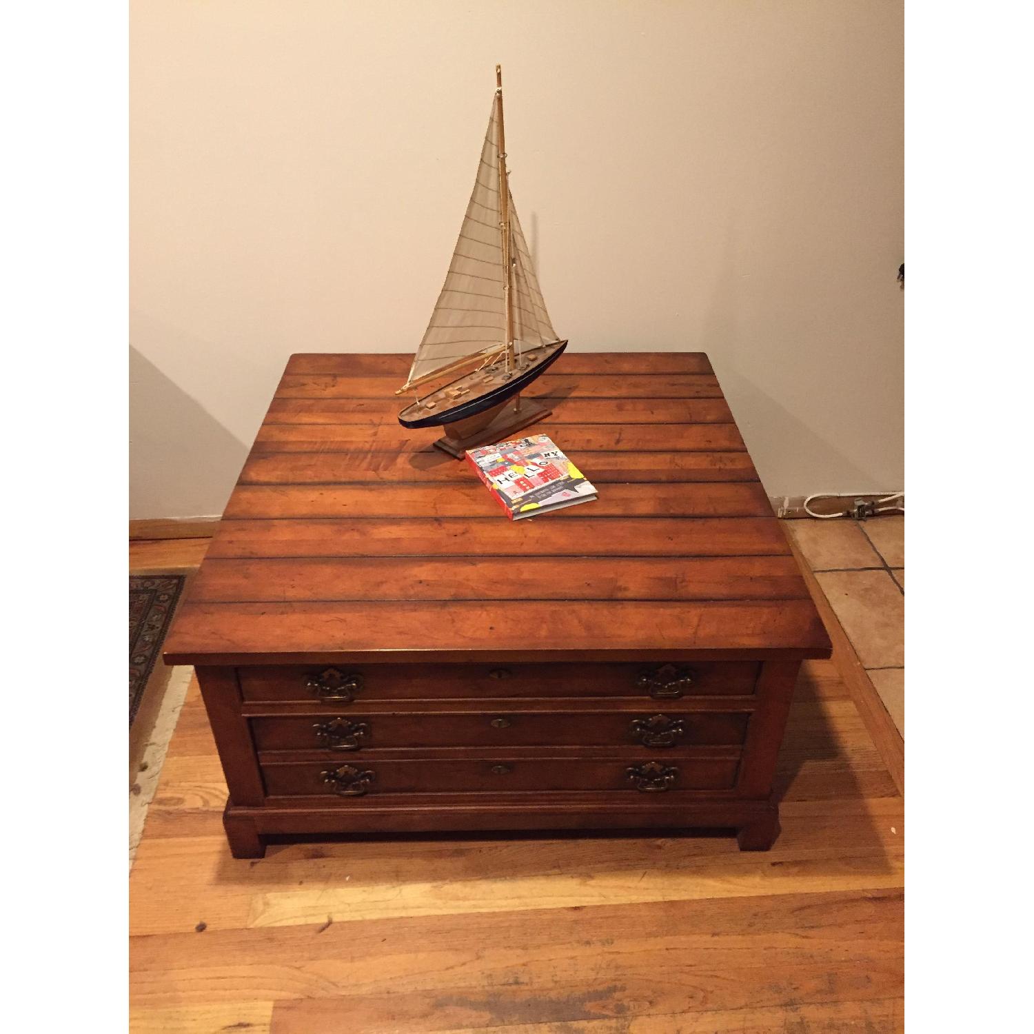 Century Furniture Wooden Coffee Table - image-1