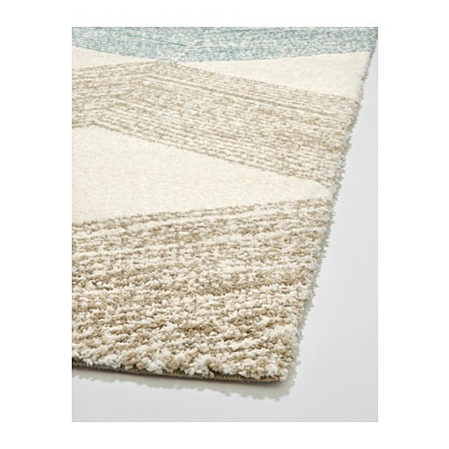Ikea Marslev Turquoise & Beige Area Rug - image-4