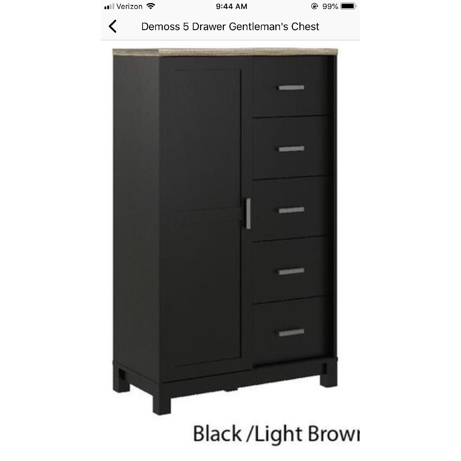 Eberns Designs Demos 5 Drawer Dresser w/ Cabinet Combo - image-1