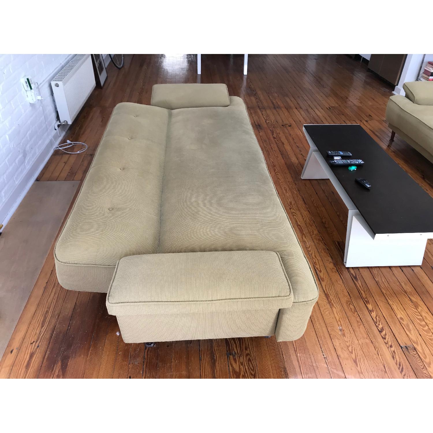 Mid Century Modern Convertible Sofa + 2 Chairs - image-1