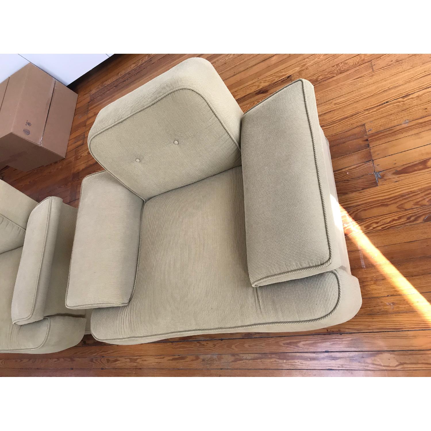 Mid Century Modern Convertible Sofa + 2 Chairs - image-3