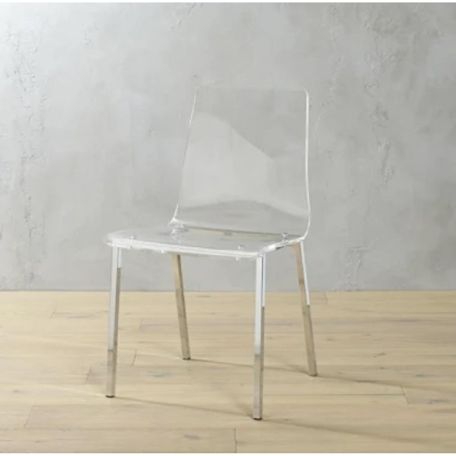CB2 Acrylic Clear Chair - image-1