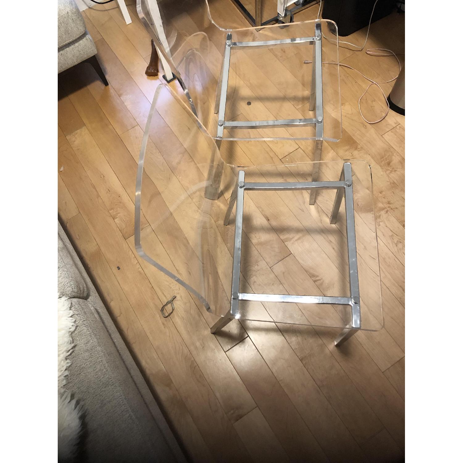 CB2 Acrylic Clear Chair - image-2