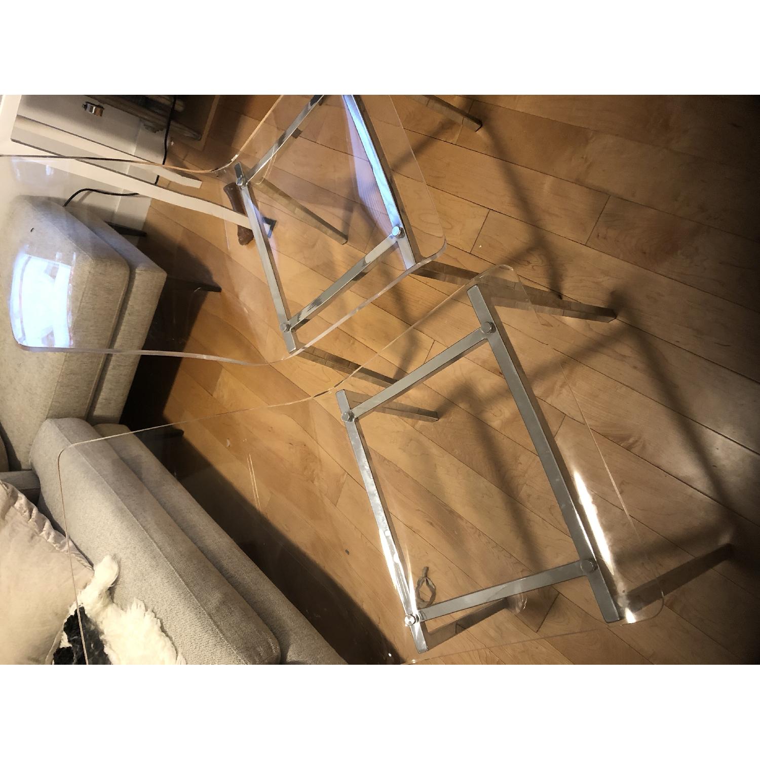 CB2 Acrylic Clear Chair - image-3