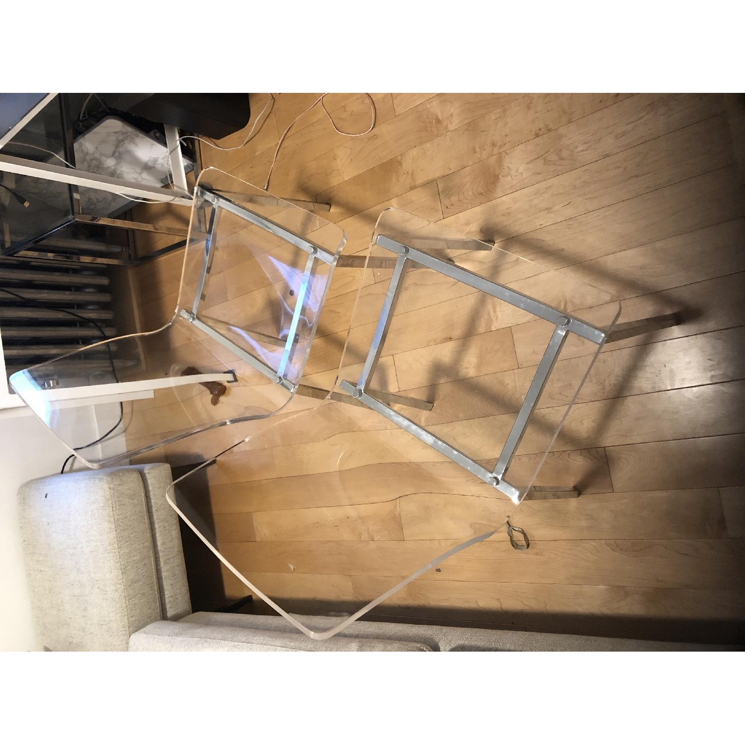 CB2 Acrylic Clear Chair - image-4