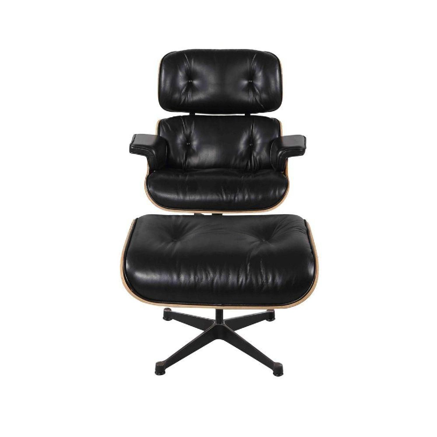 Manhattan Home Design Classic Lounge Chair in Black - image-1