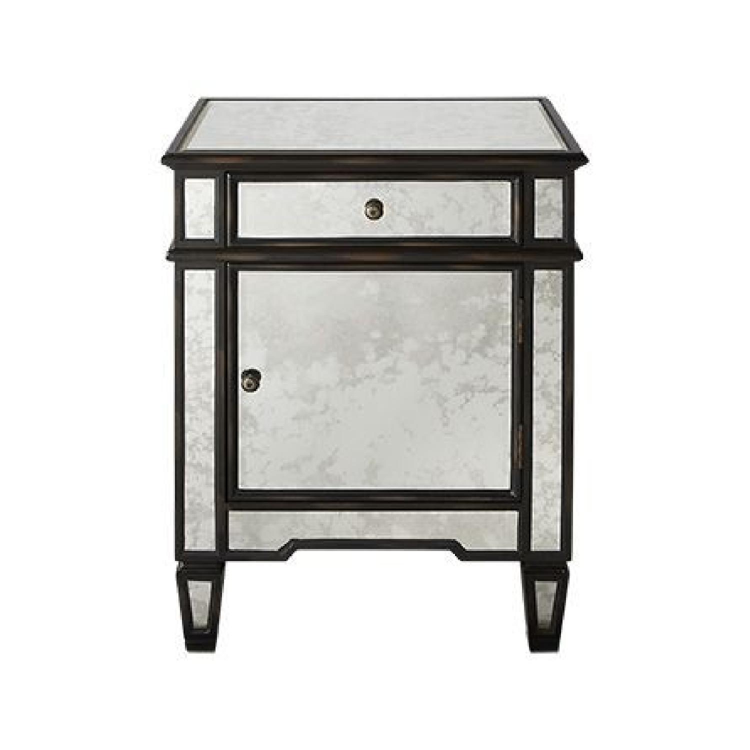 Arhaus Isla Mirrored Side Table AptDeco