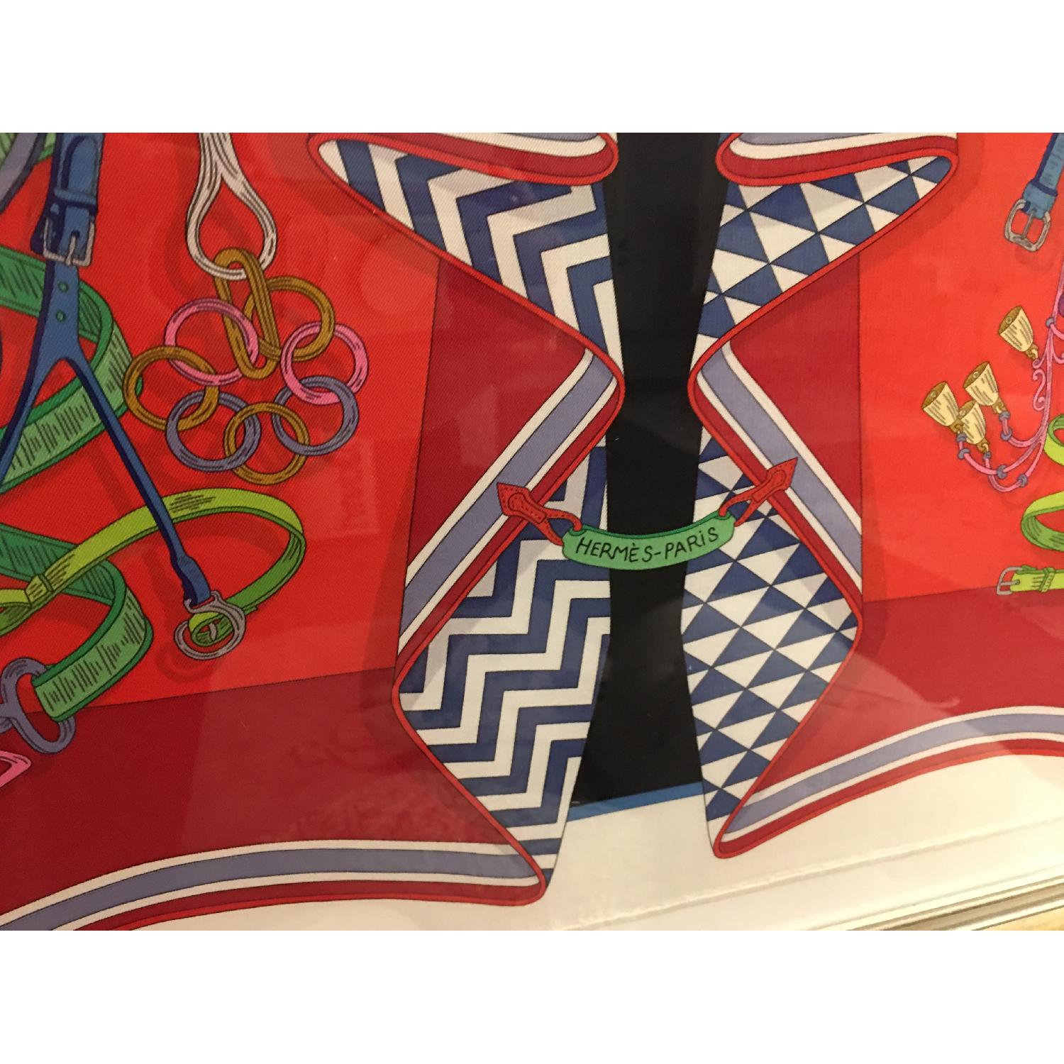 Hermes Framed Scarves Bouquet Sellier - image-6