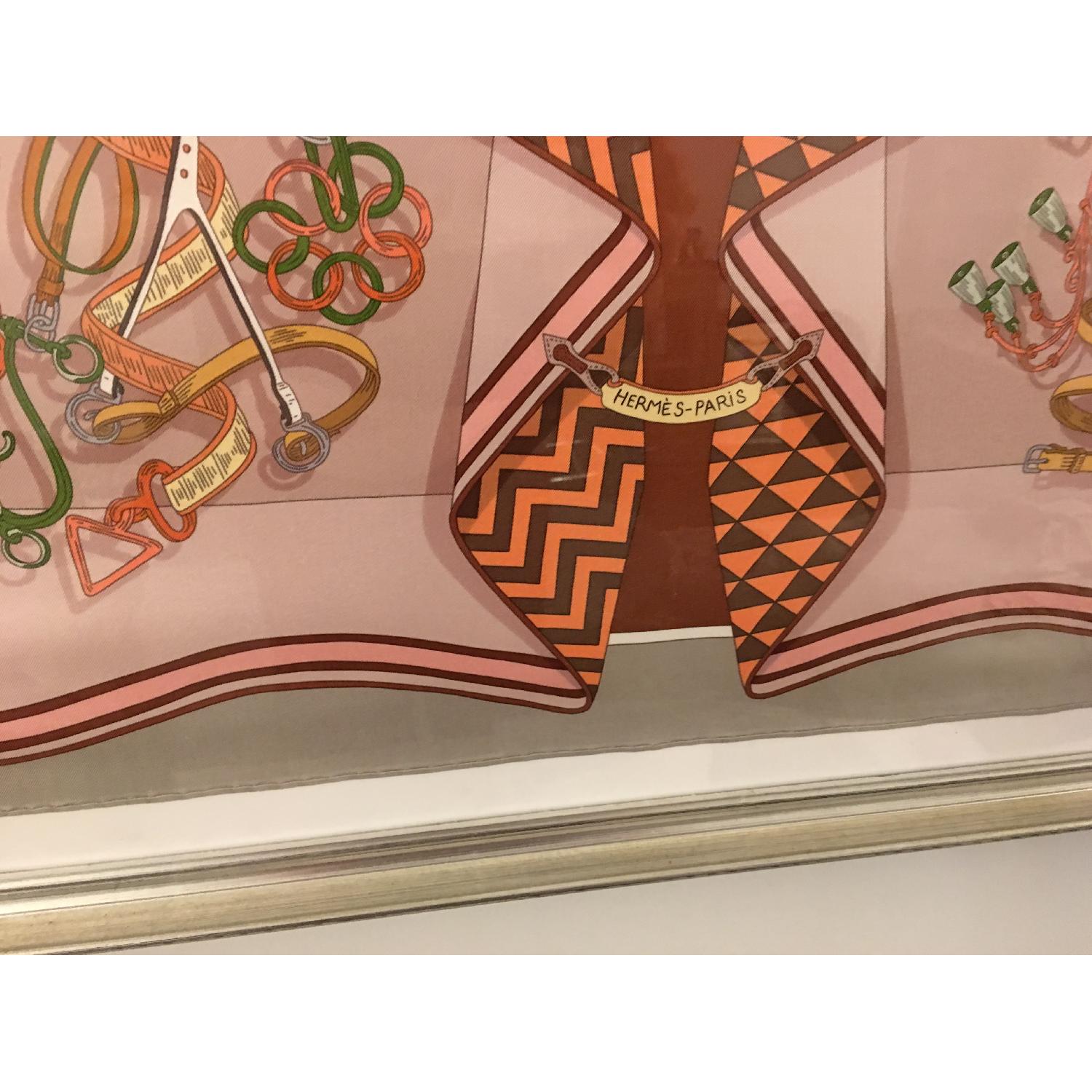 Hermes Framed Scarves Bouquet Sellier - image-8