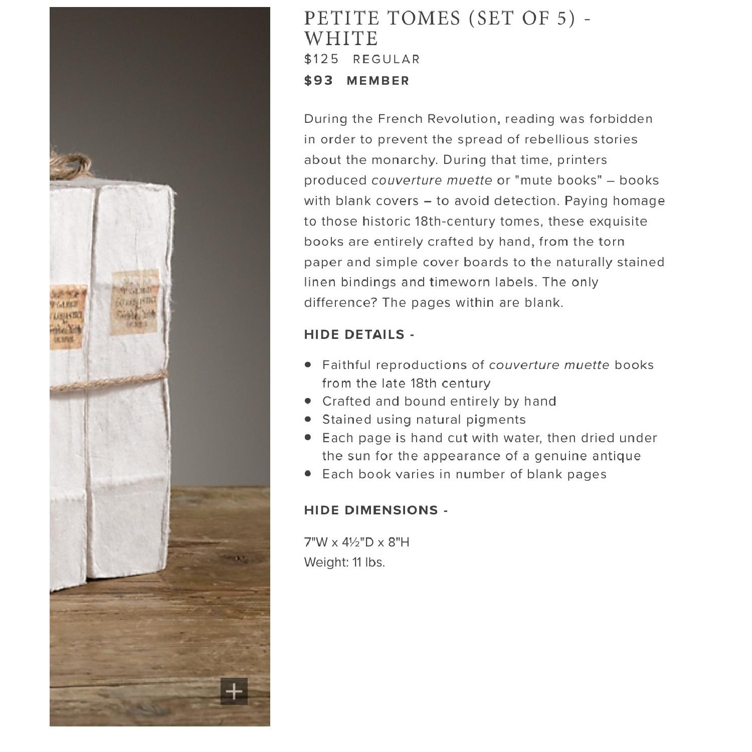 Restoration Hardware Book Tomes - image-2