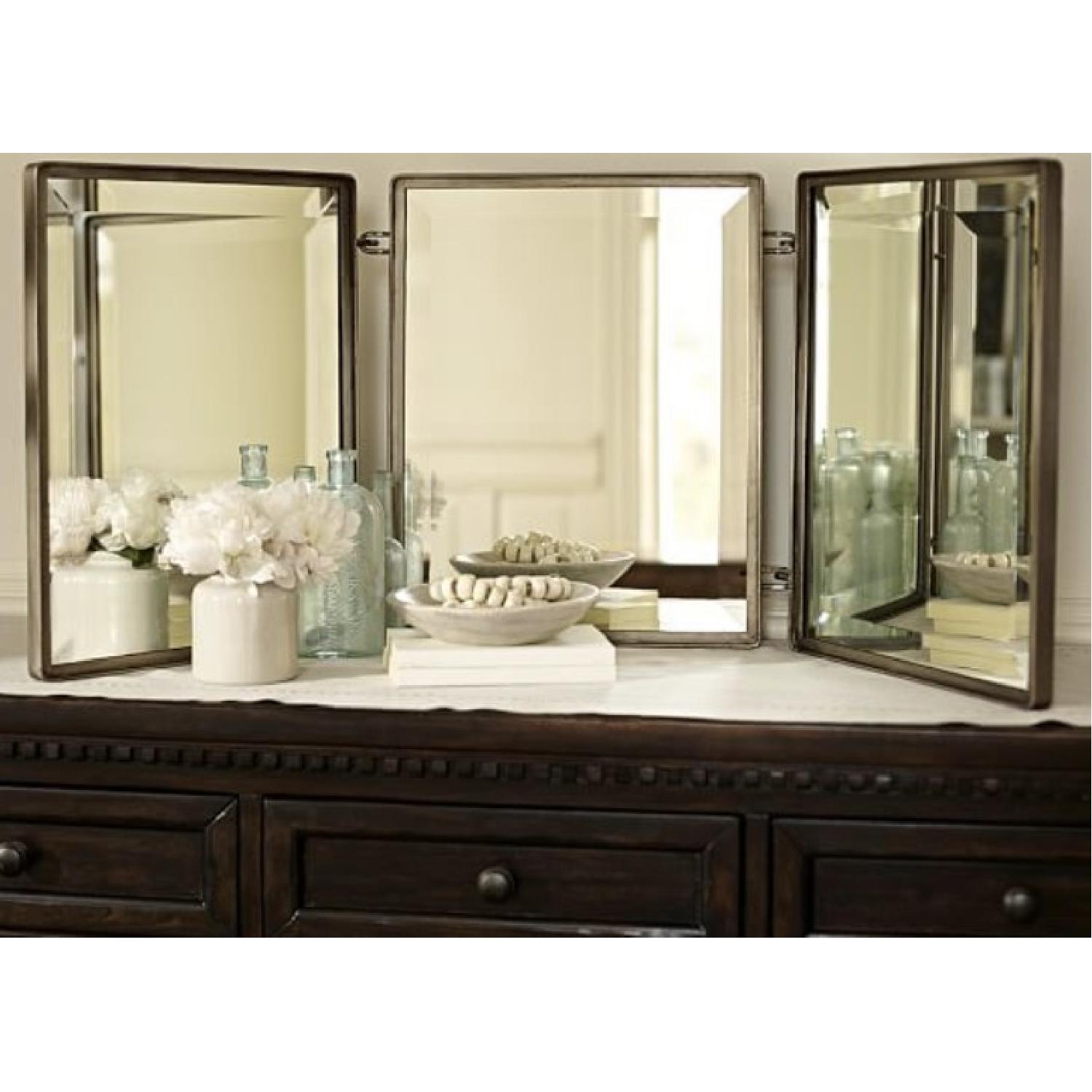 Pottery Barn Trinity Triptych Mirror - image-1