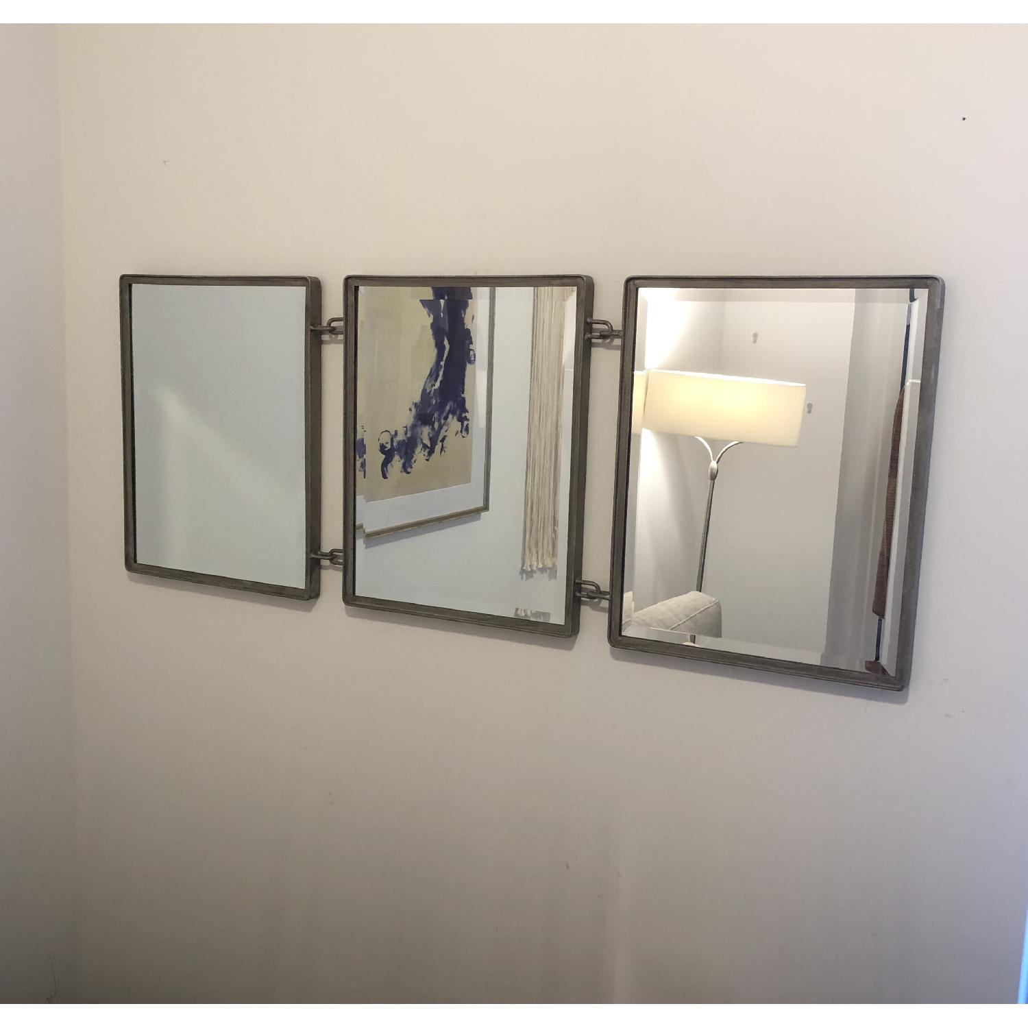Pottery Barn Trinity Triptych Mirror - image-2