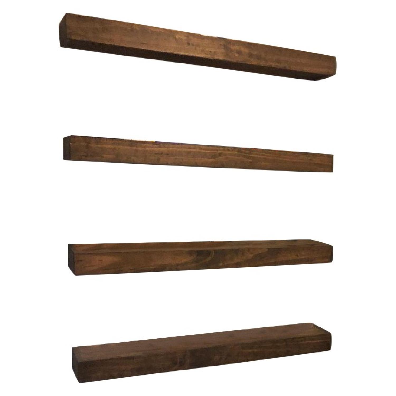 Custom Wood Floating Shelves AptDeco