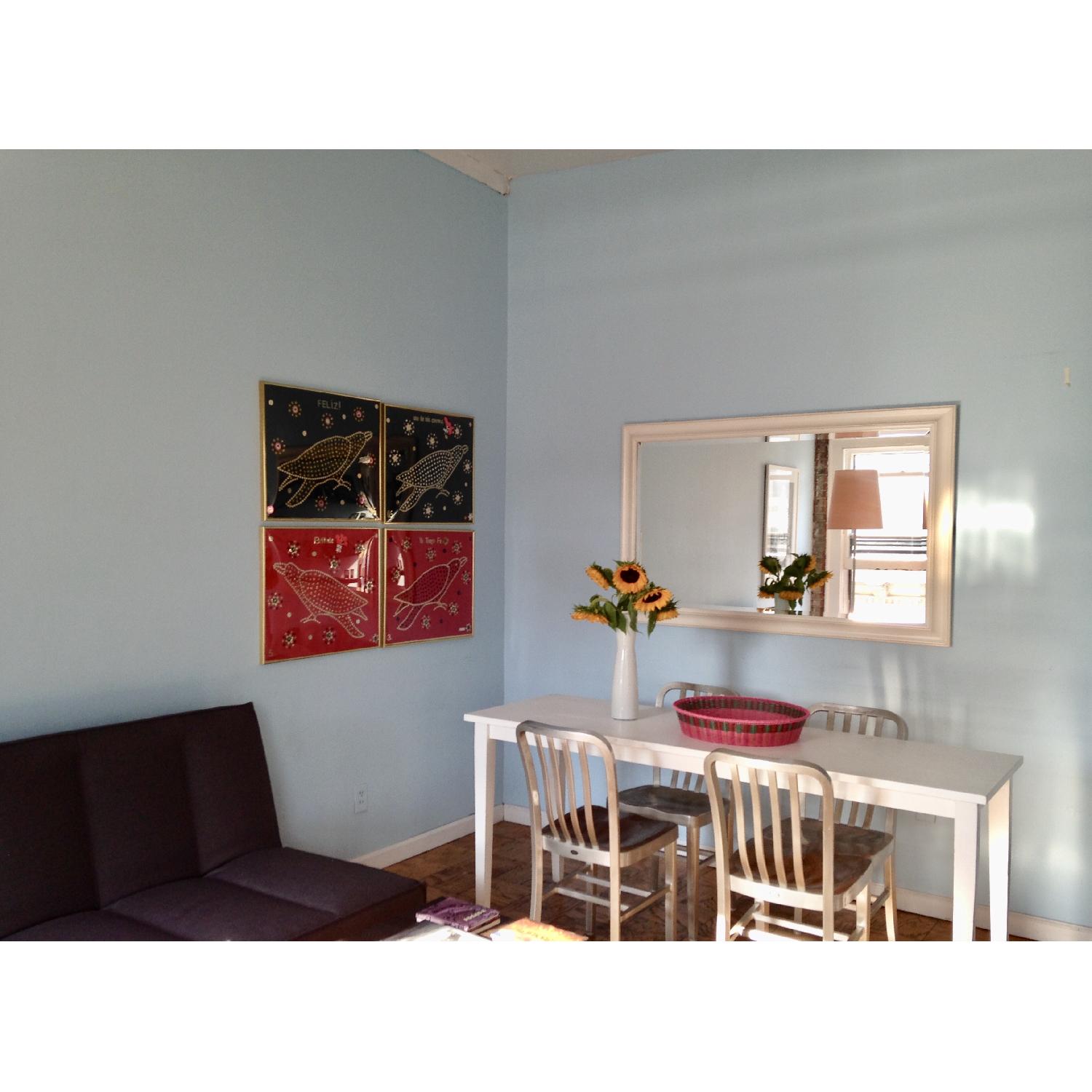 White Wood Dining Table - image-3