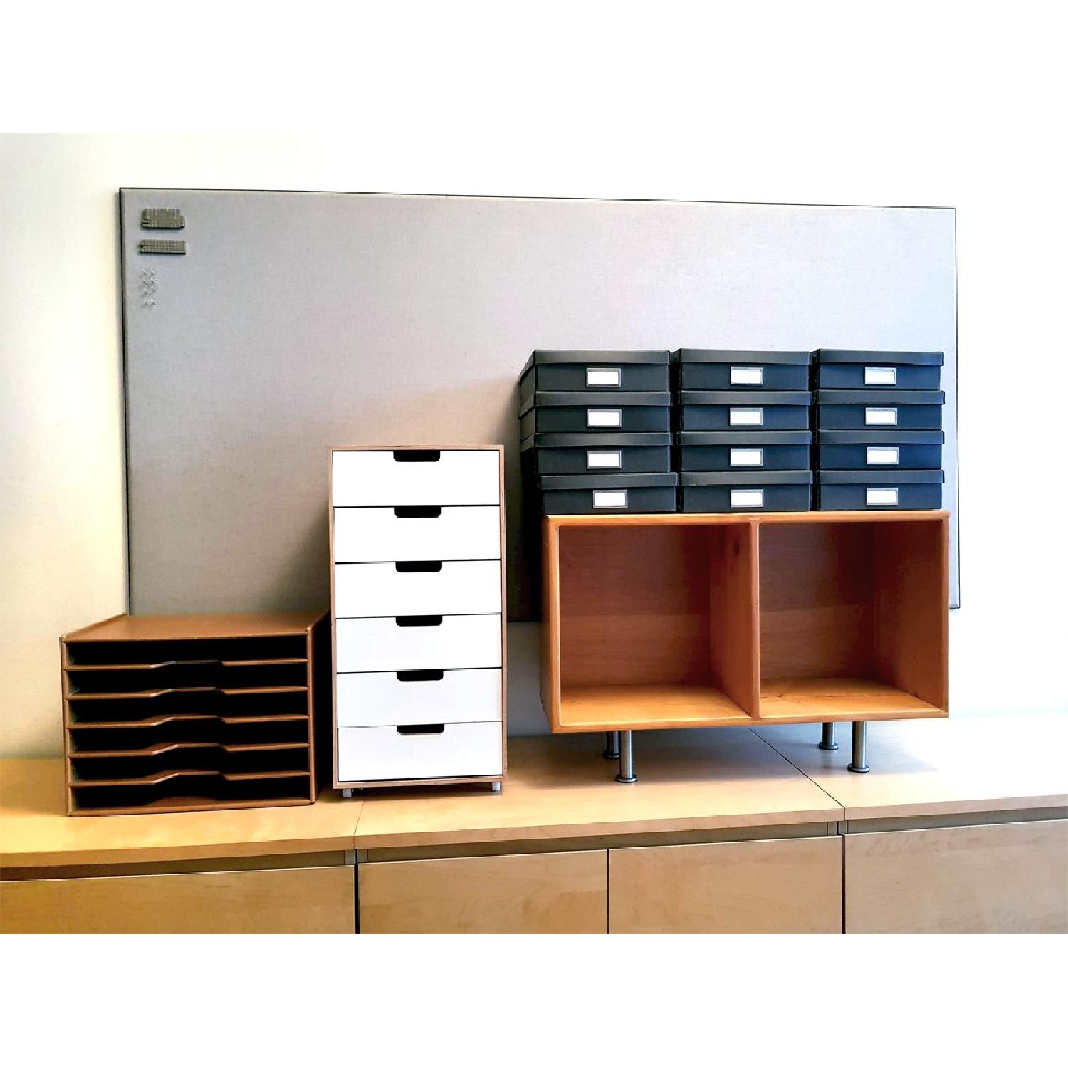 7 Shelf Wood Desktop Paper Sorter File Organizer Aptdeco