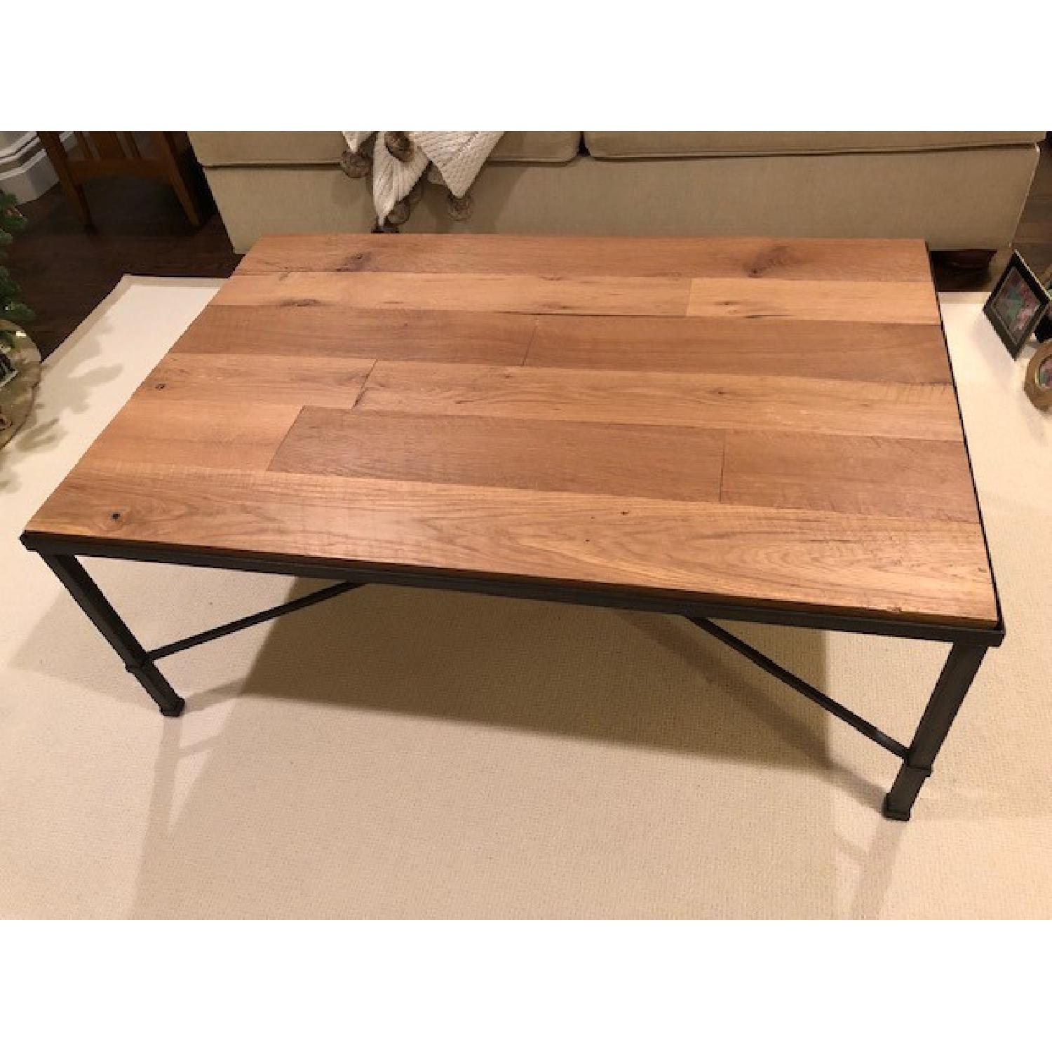 Ethan Allen Reclaimed Oak Coffee Table - image-3