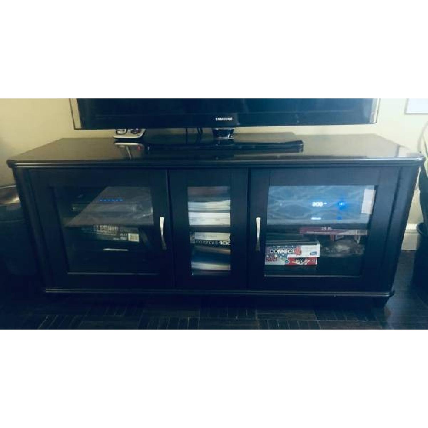 Slam Brands Inc. TV/Entertainment Cabinet in Espresso Brown - image-1