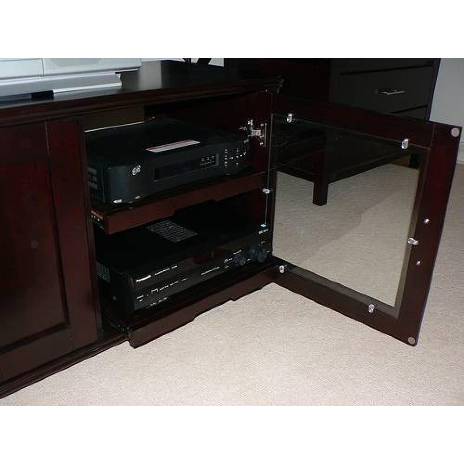 Slam Brands Inc. TV/Entertainment Cabinet in Espresso Brown - image-2