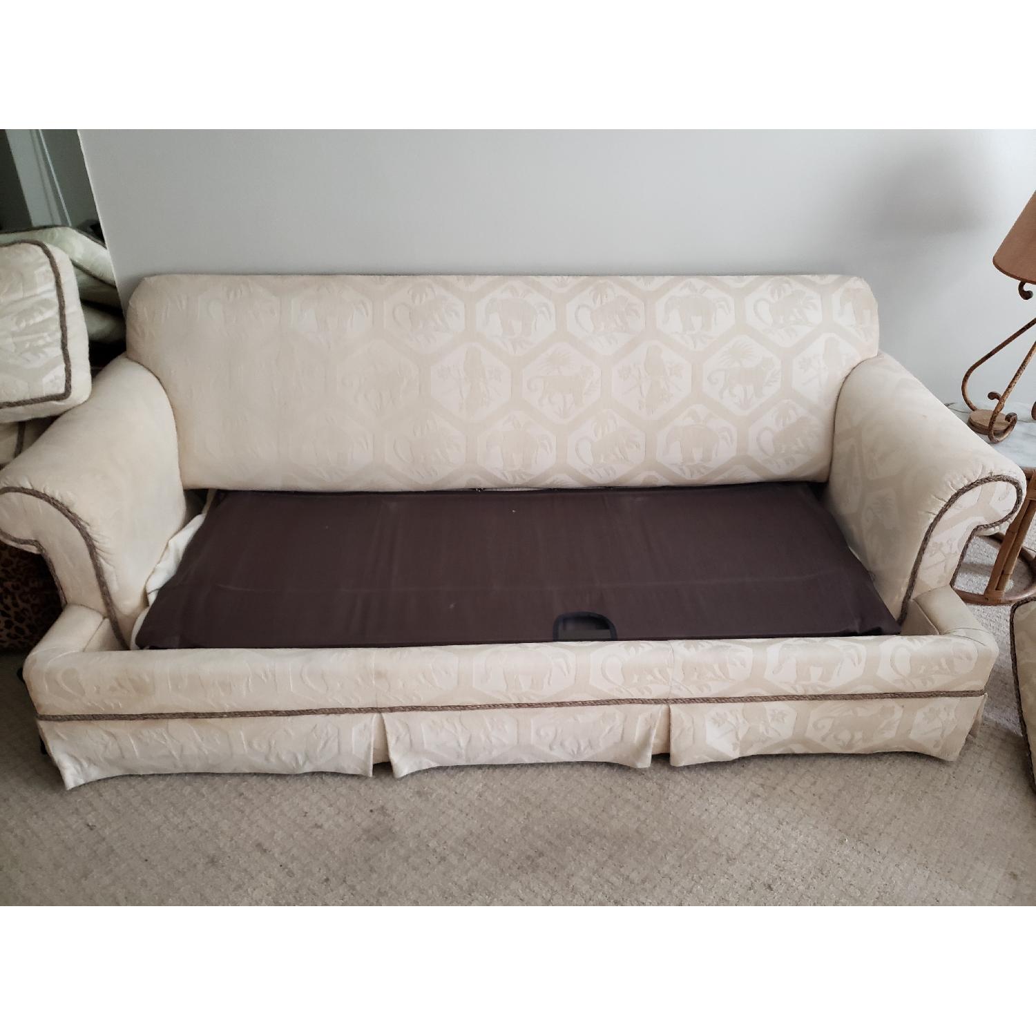 Slipcovered Queen Sleeper Sofa - image-1