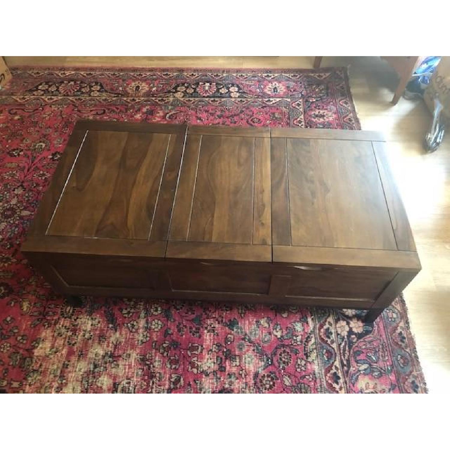 Crate & Barrel Tucker Trunk Coffee Table - image-2