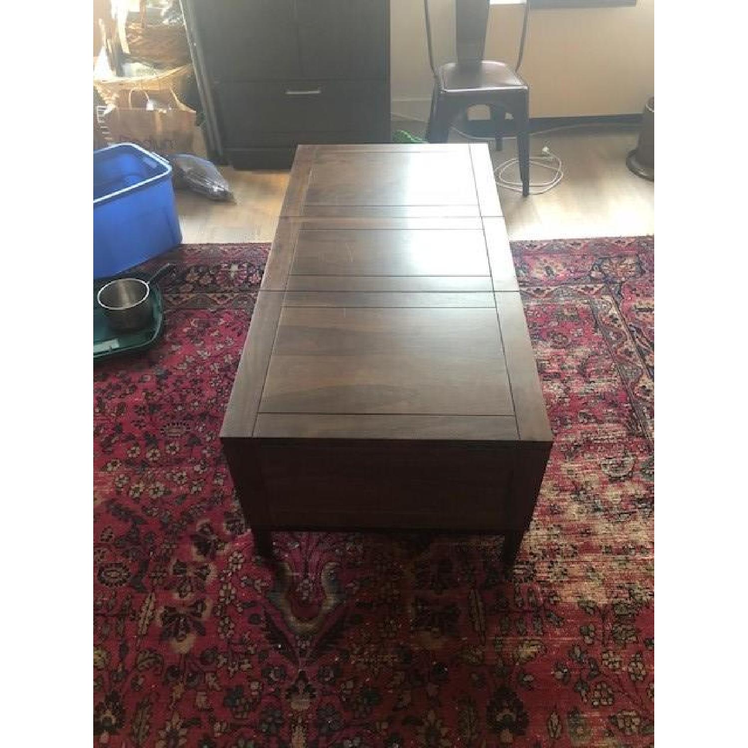 Crate & Barrel Tucker Trunk Coffee Table - image-3