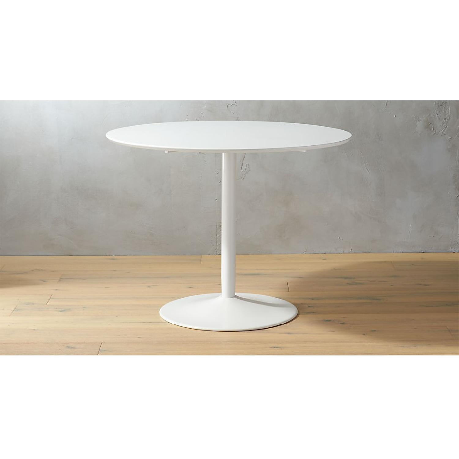 CB2 Odyssey White Dining Table - AptDeco