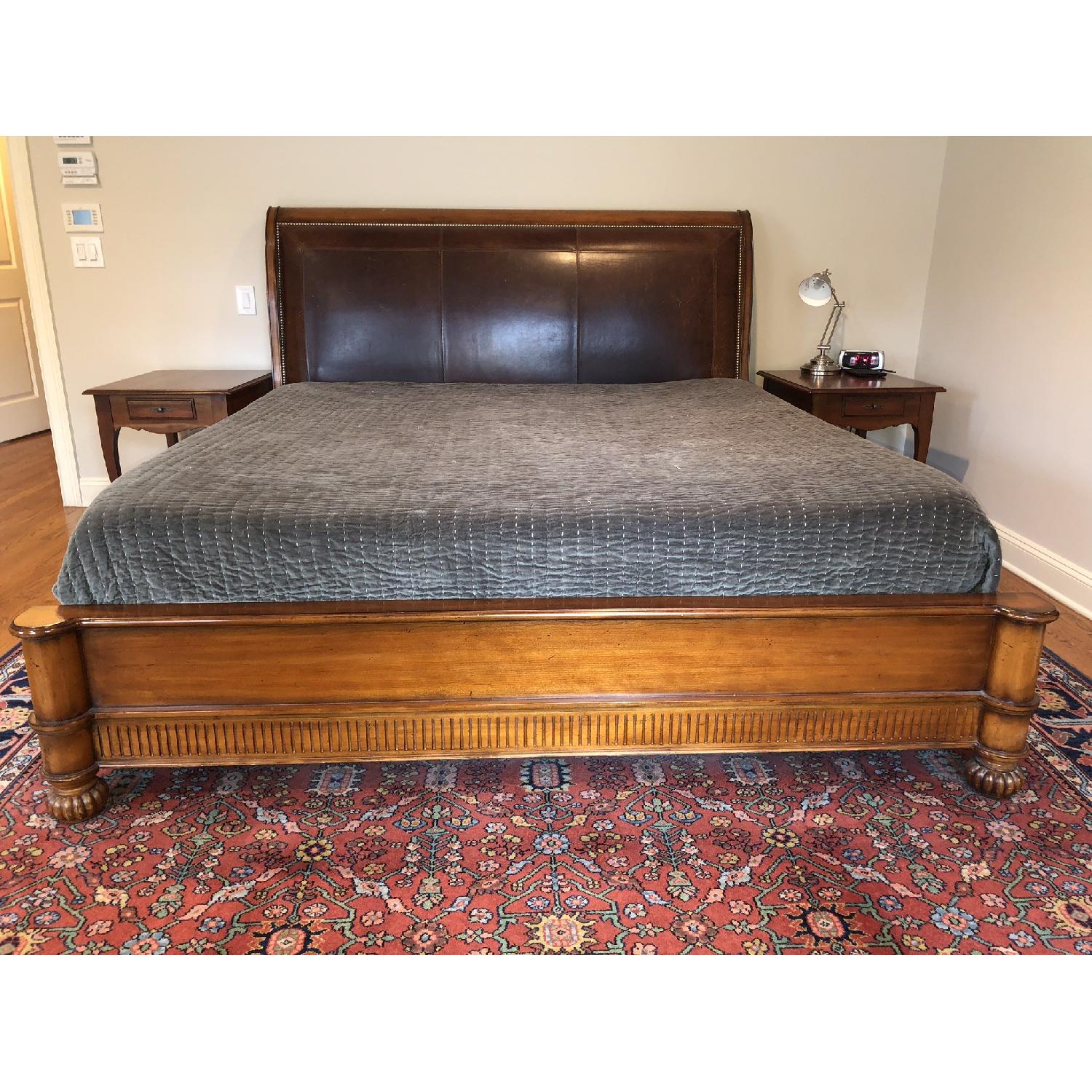 Stickley King Size Sleigh Bed AptDeco