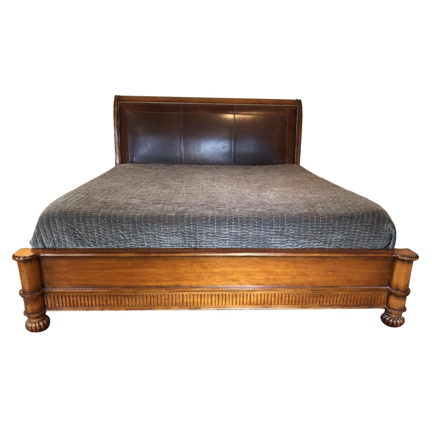 Stickley King Size Sleigh Bed AptDeco