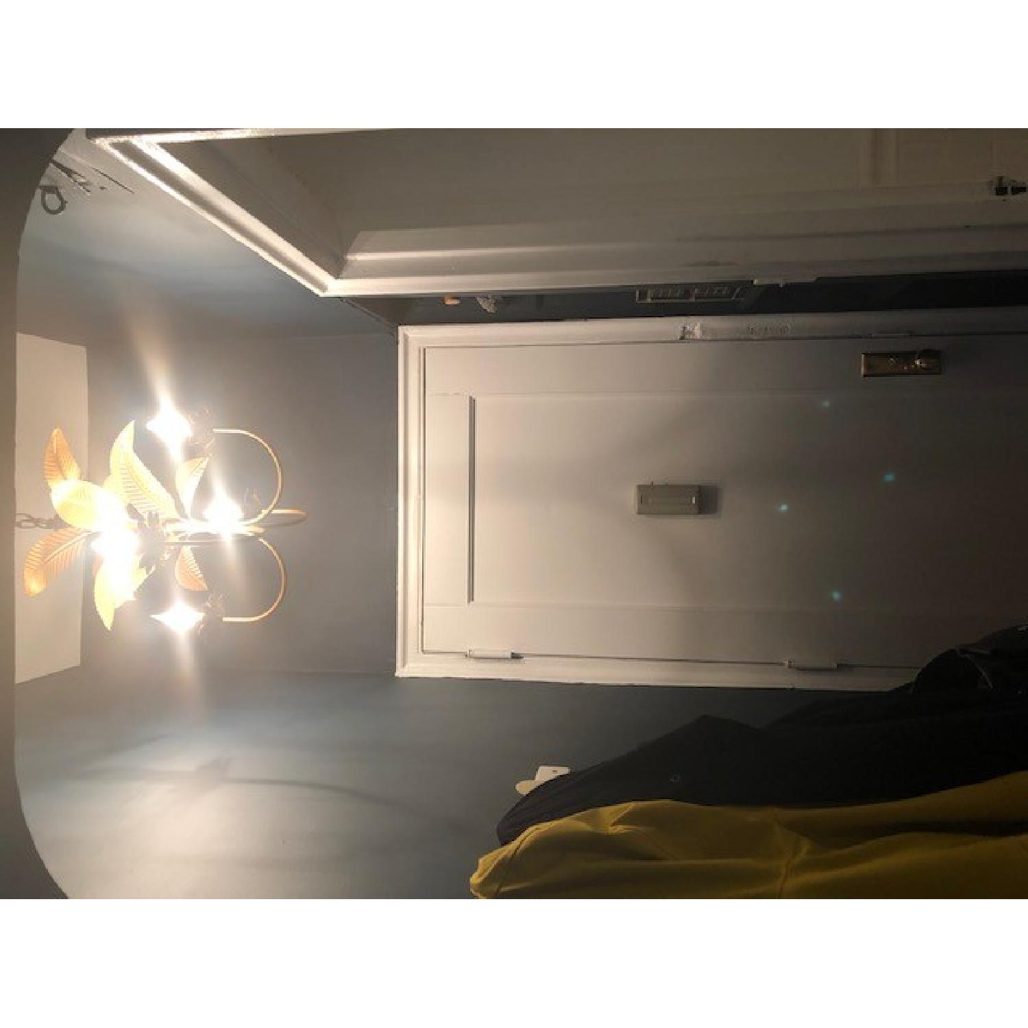 Pottery Barn Teen Gold Palm Chandelier - image-4