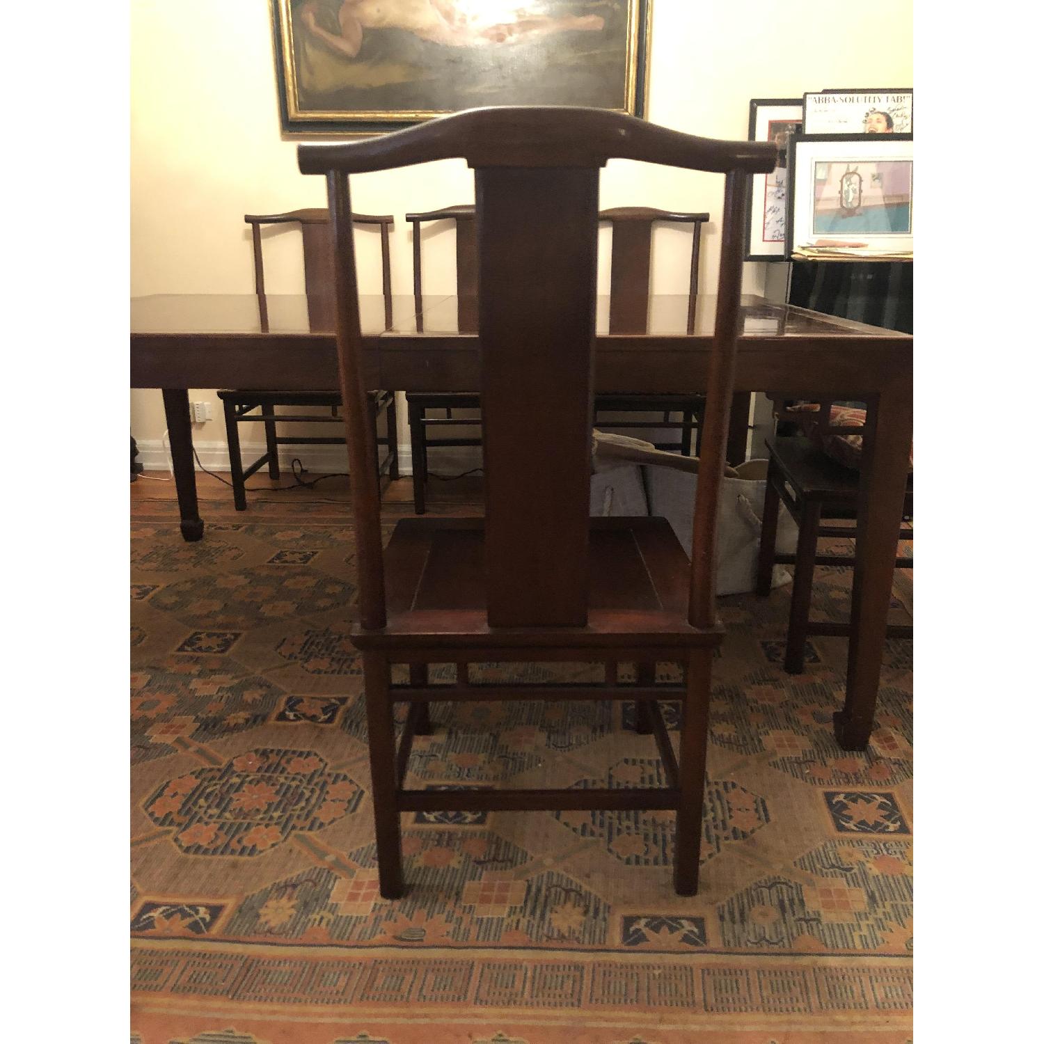 Baker Asian Far East Dining Table w/ 6 Chairs - image-4