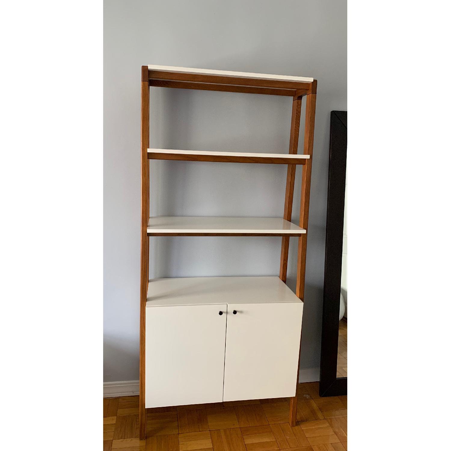 West Elm Modern Cabinet Bookcase - image-3