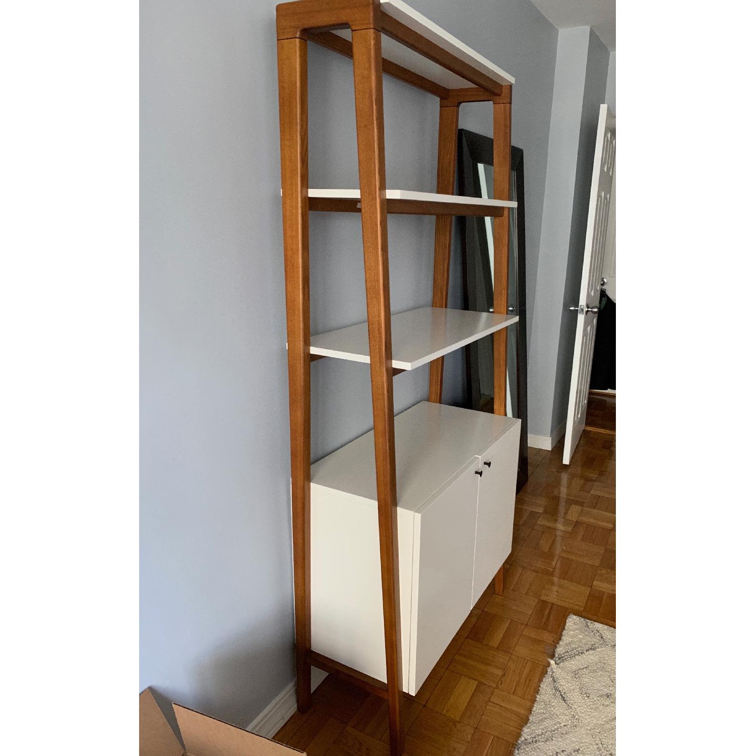West Elm Modern Cabinet Bookcase - image-5
