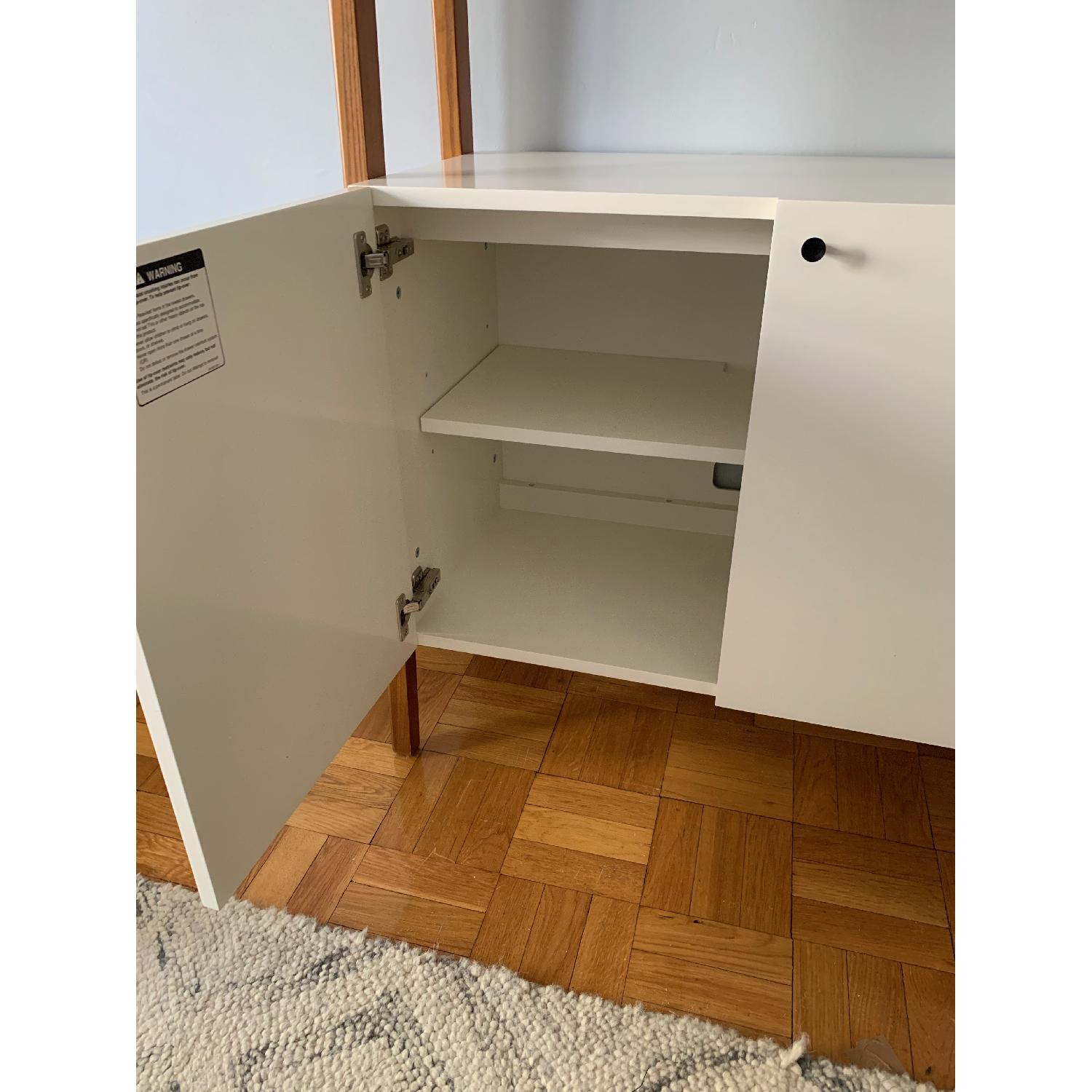 West Elm Modern Cabinet Bookcase - image-6