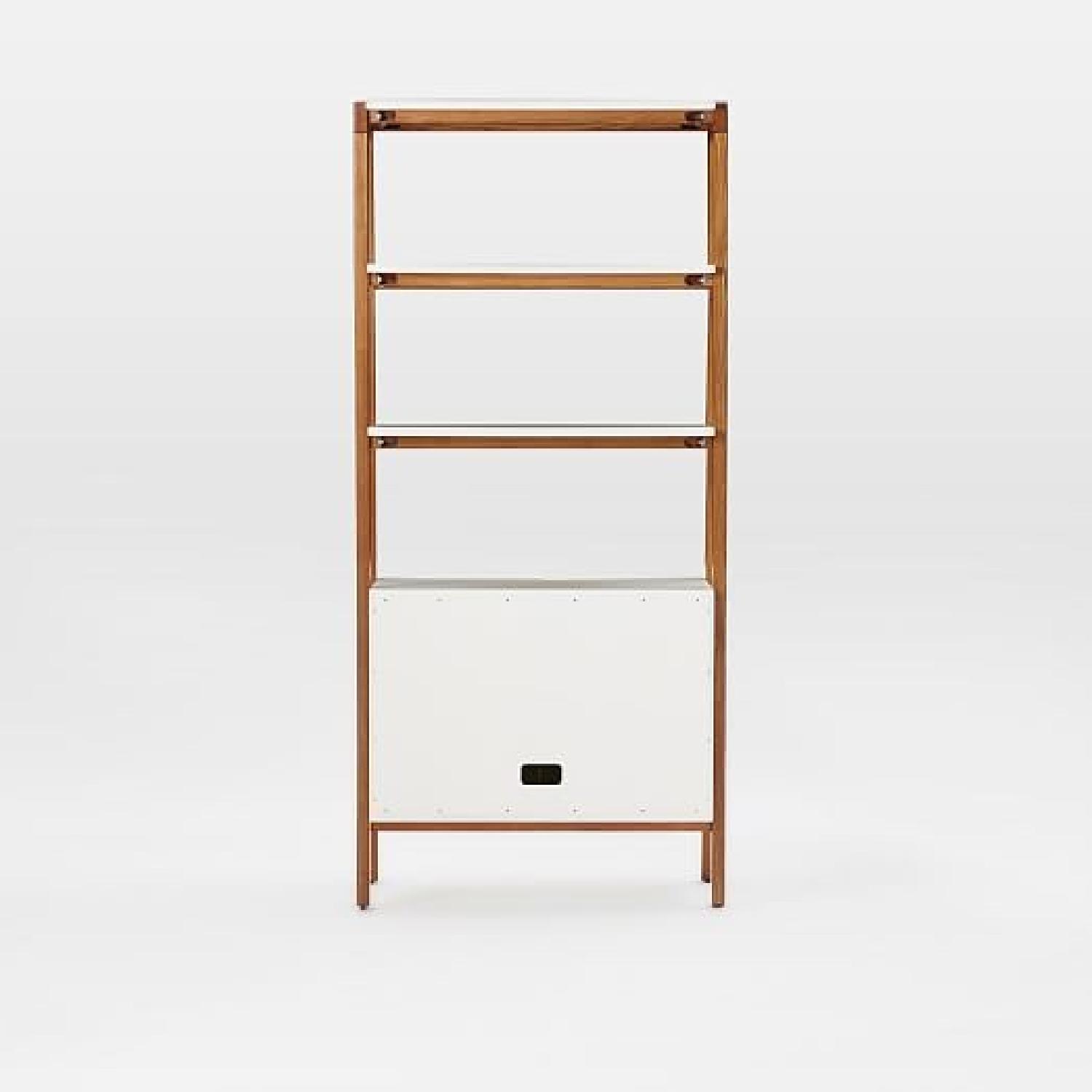 West Elm Modern Cabinet Bookcase - image-8