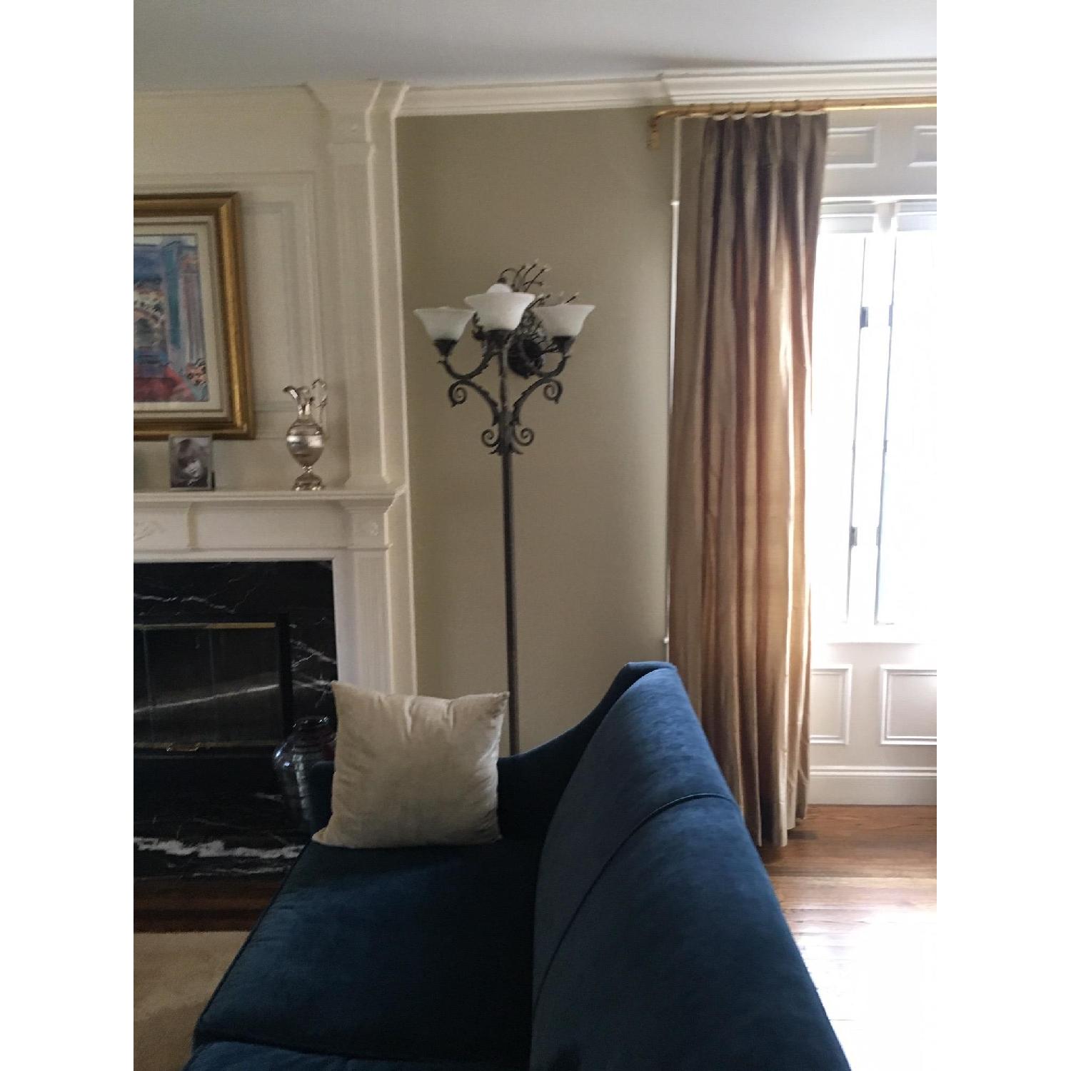 Antique Style Floor Lamp w/ 3 Lights - image-2