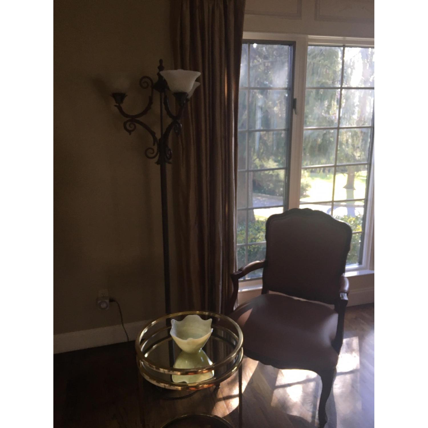 Antique Style Floor Lamp w/ 3 Lights - image-5