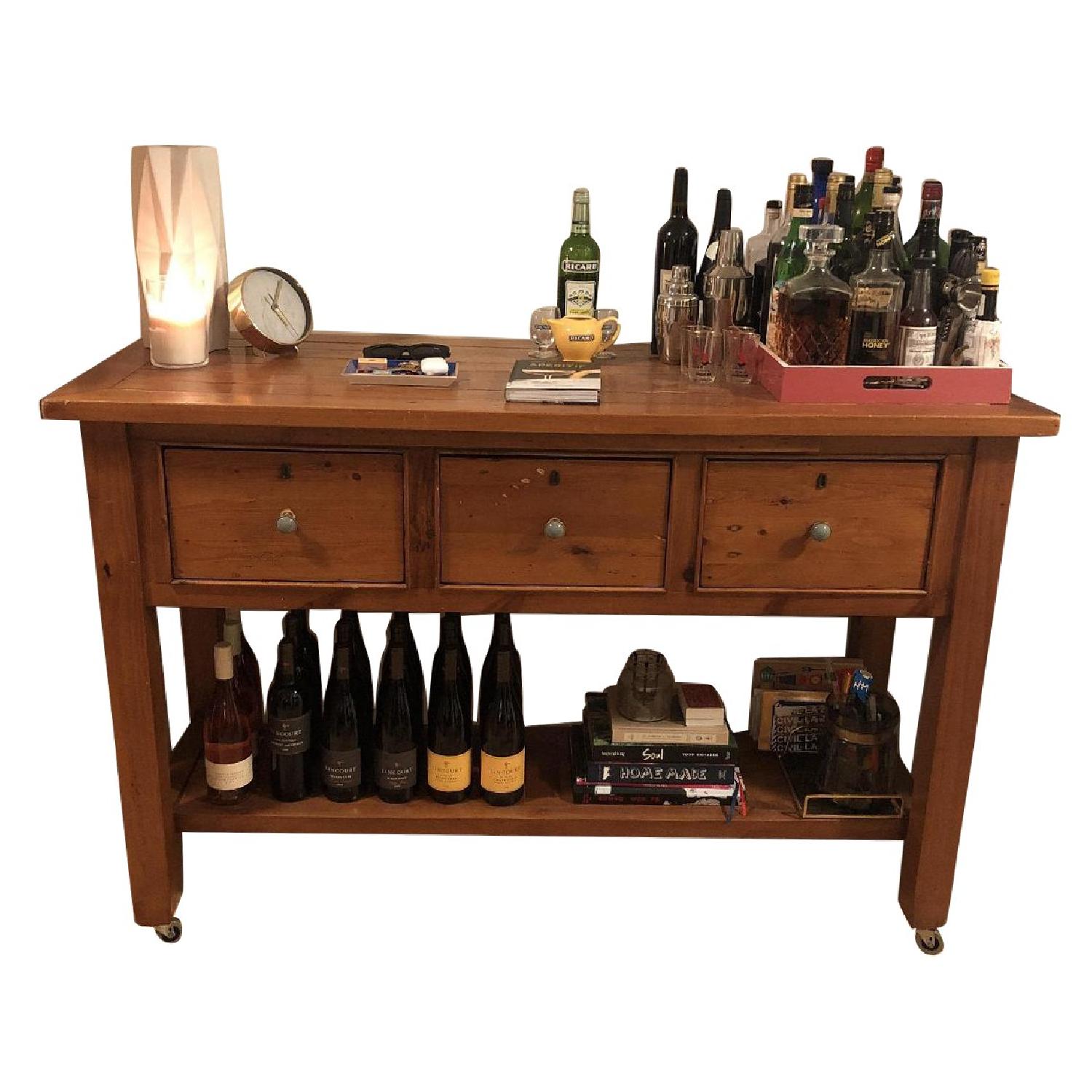 Pottery Barn Activity Table/Counter/Buffet AptDeco