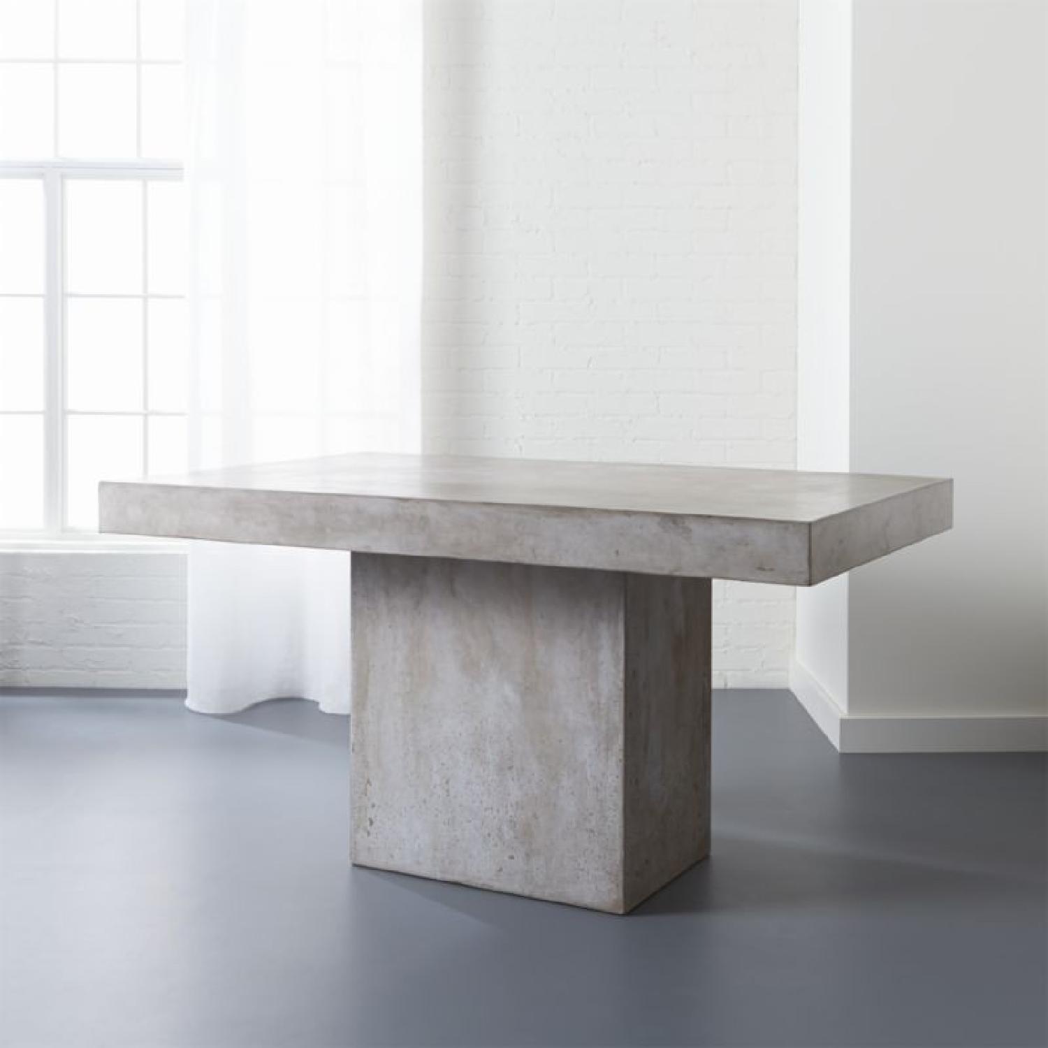 CB2 Cement Dining Table - image-3