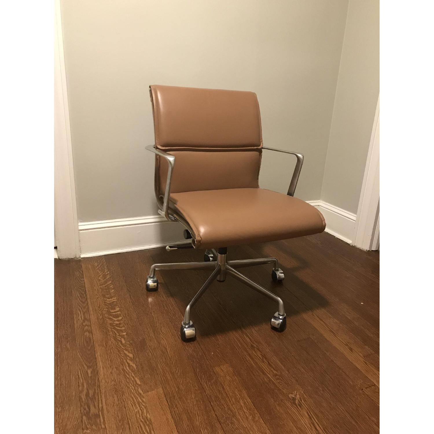 Meelano Leather Office Chair - image-1