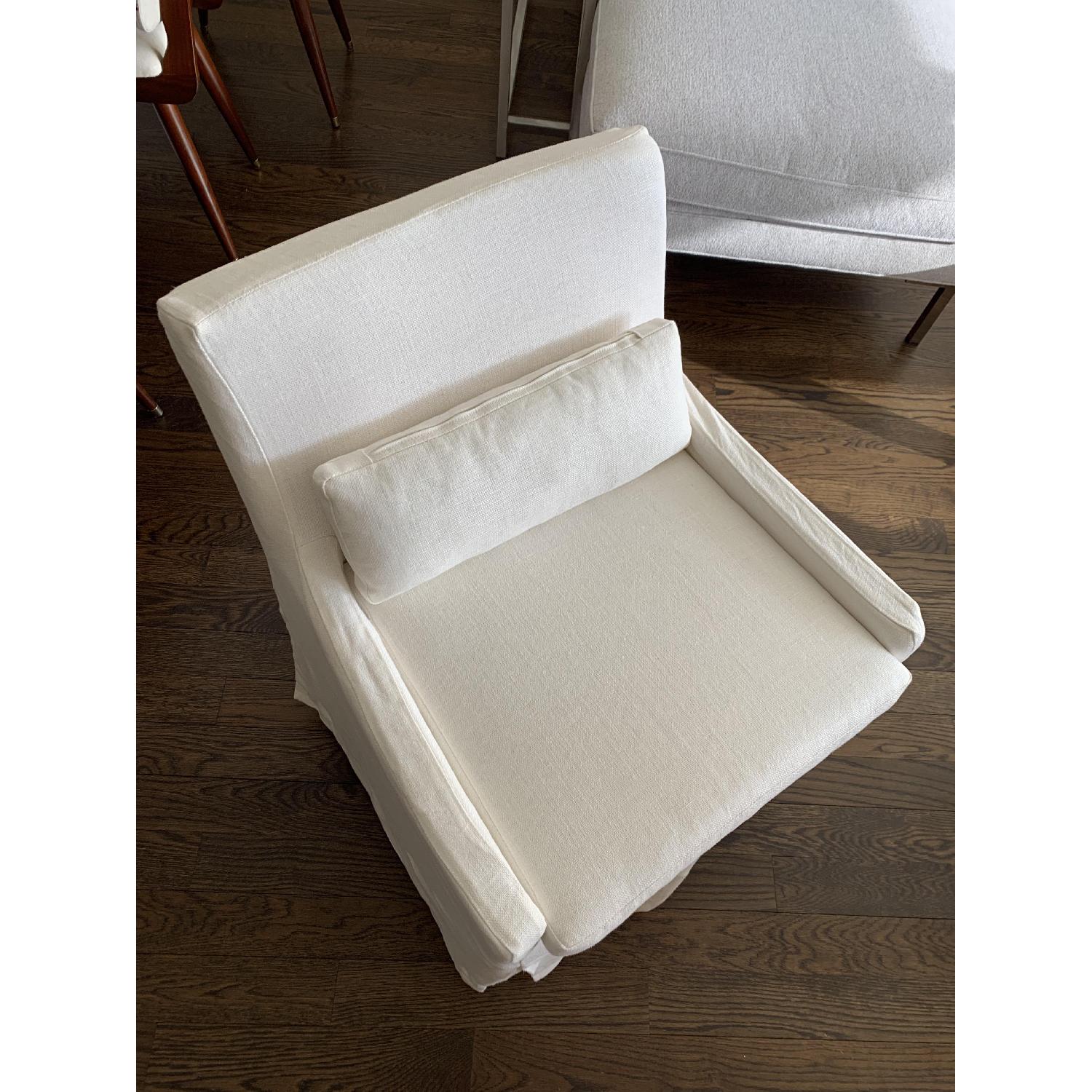 Restoration Hardware Slipcovered Chair - image-3