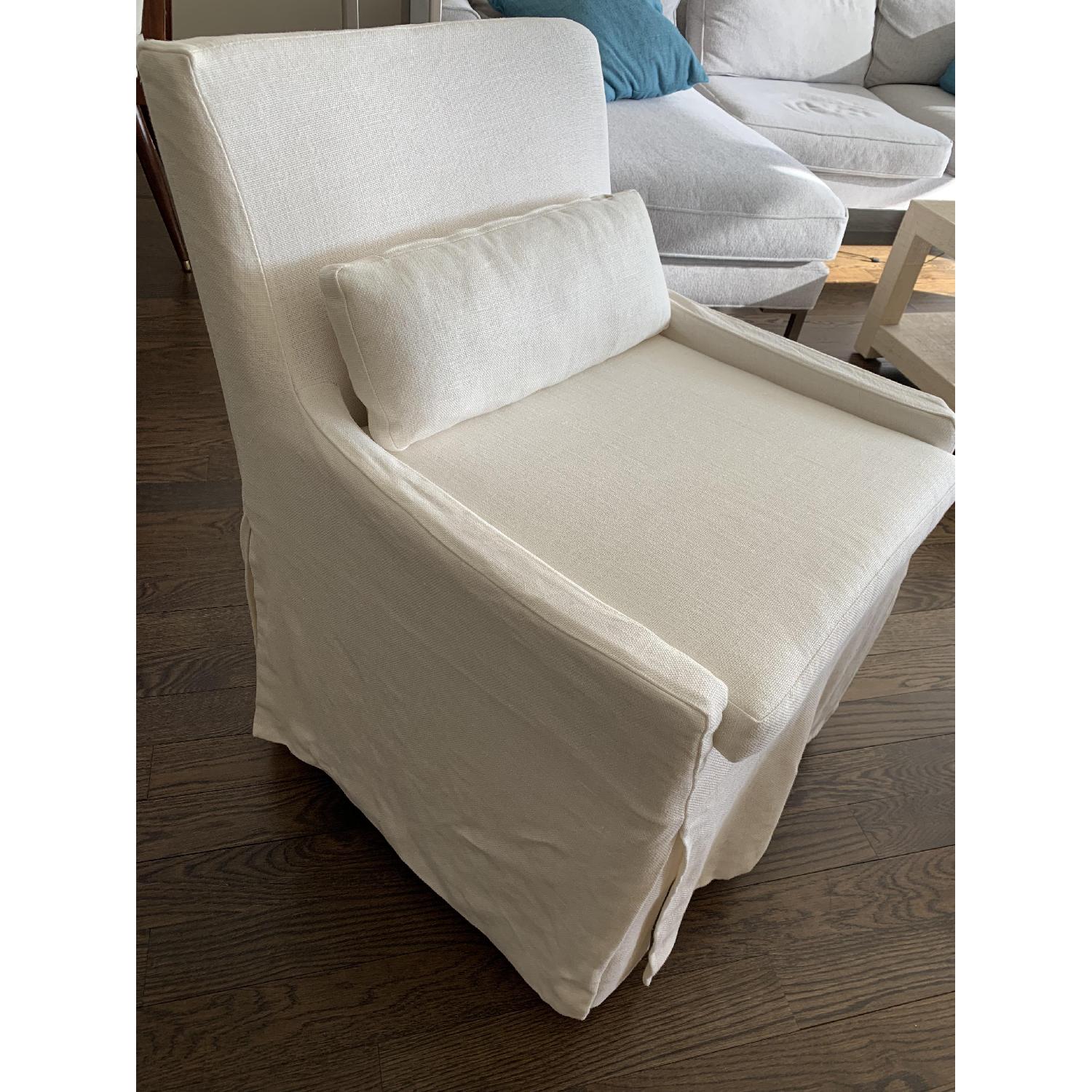 Restoration Hardware Slipcovered Chair - image-4