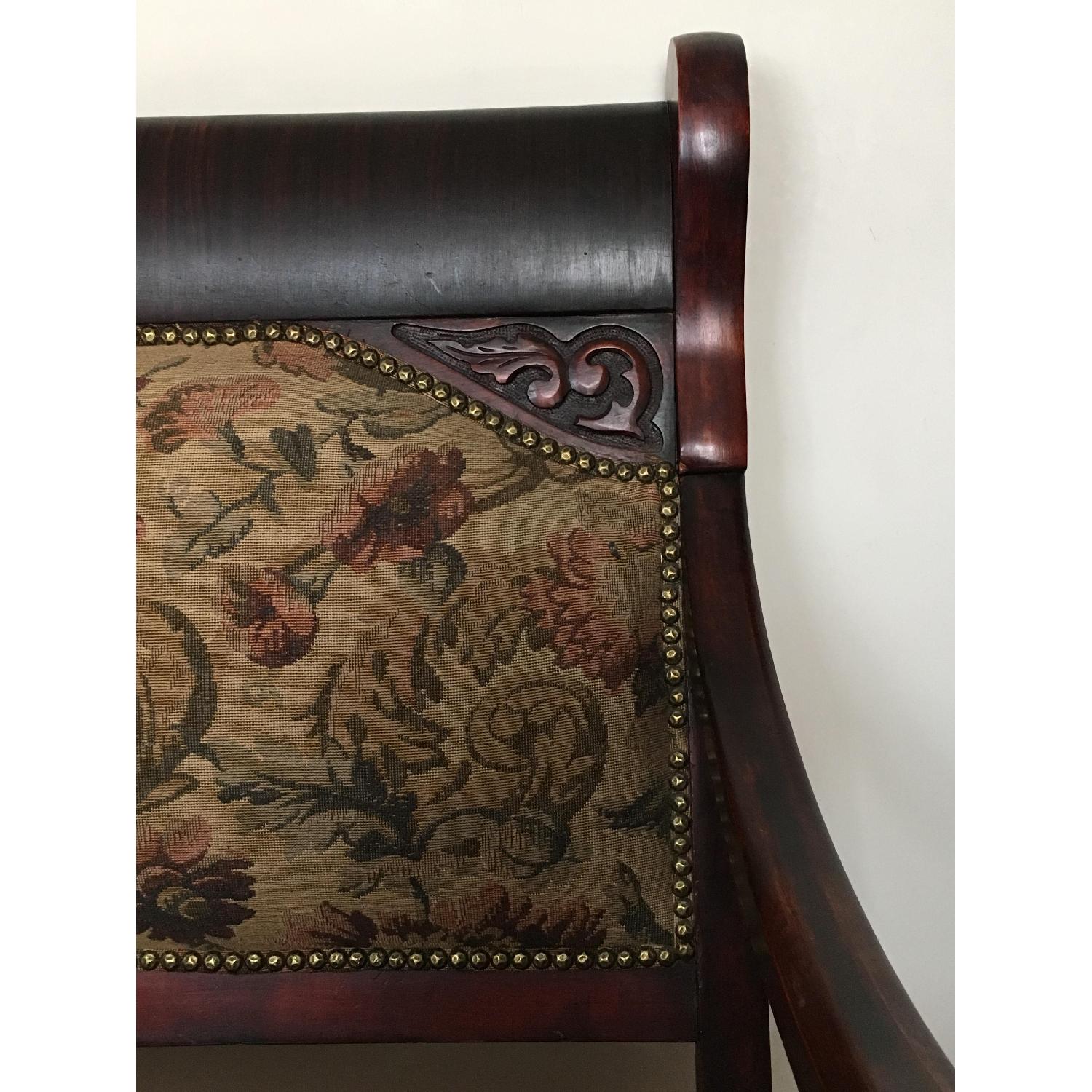 Antique Biedermeier/Queen Anne Style Loveseat - image-3