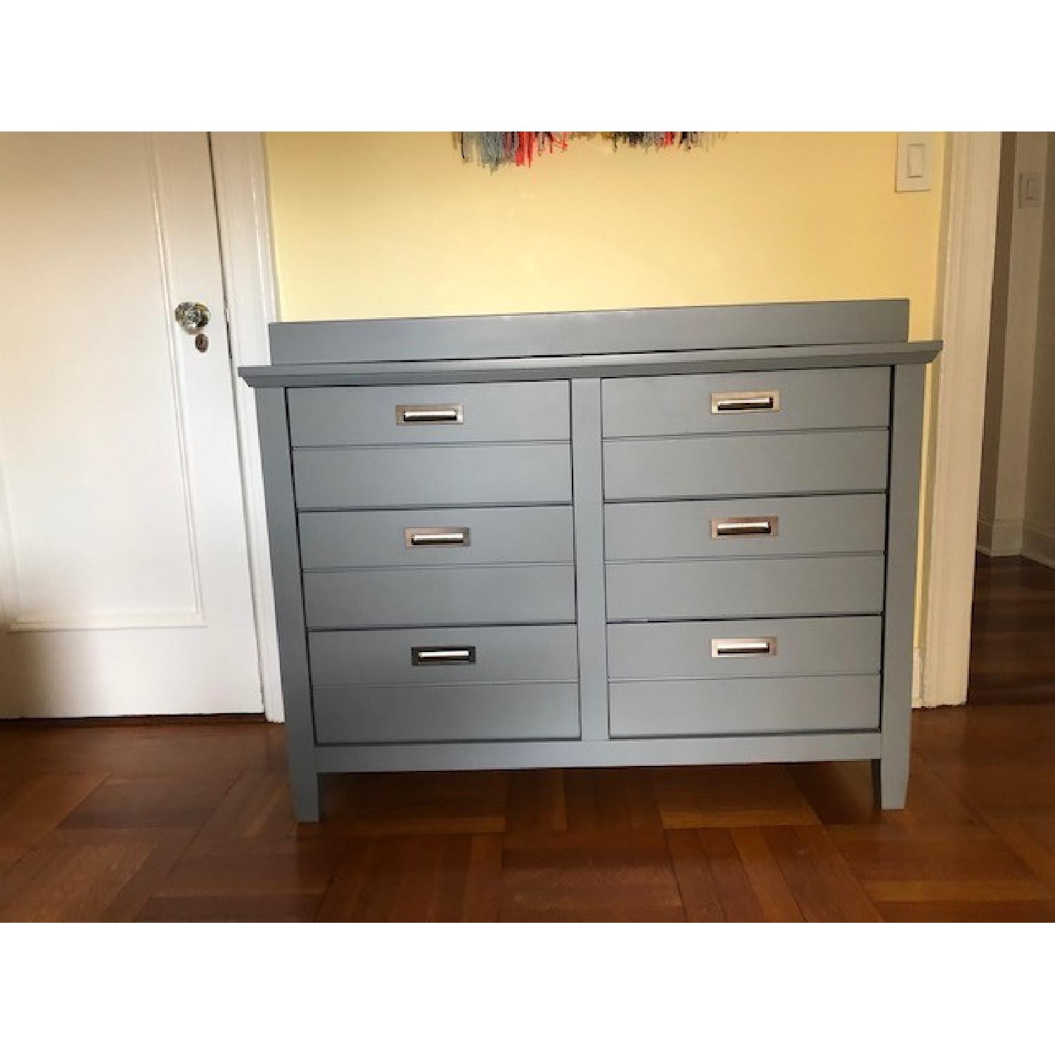 Pottery Barn Kids Emery Dark Grey Dresser - image-2