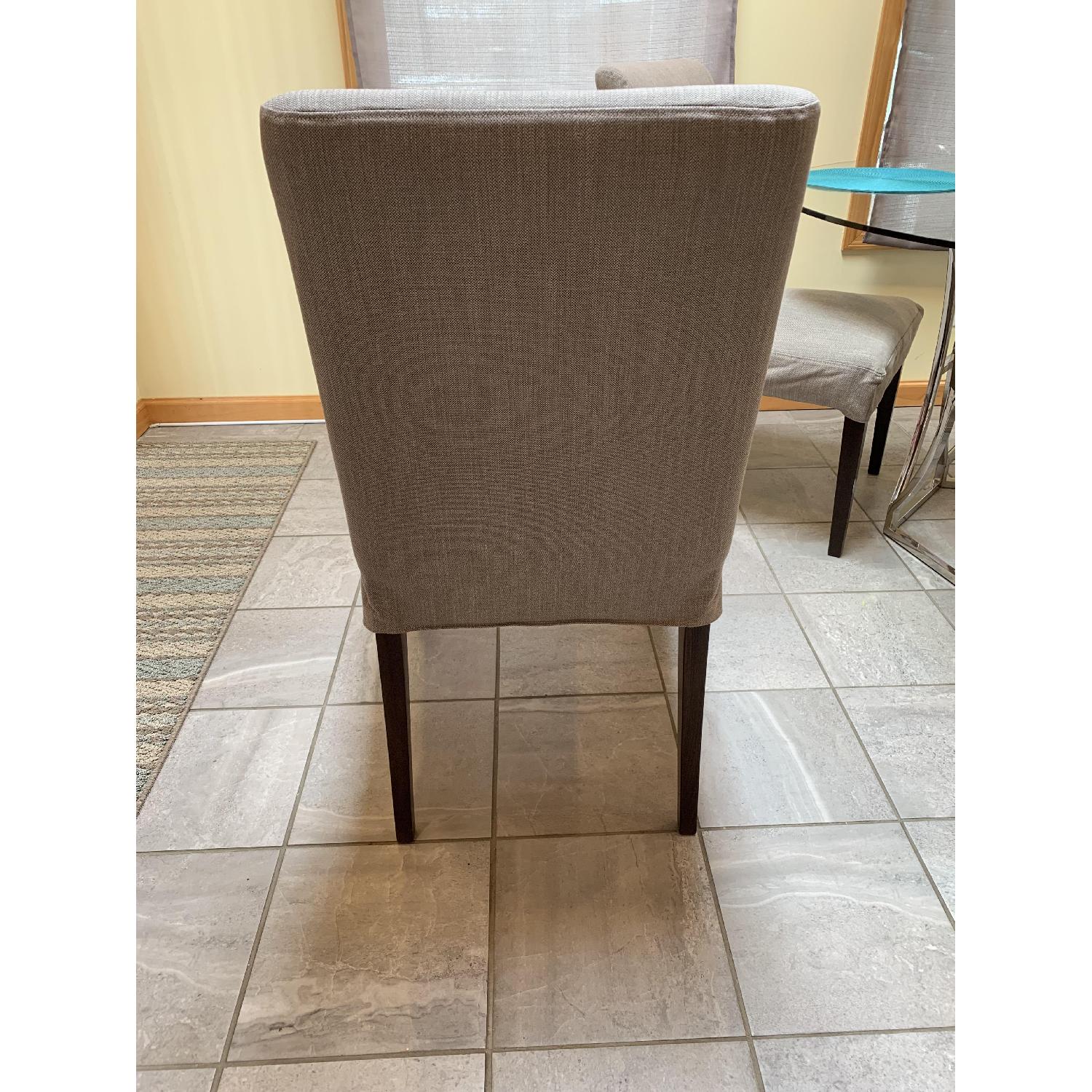 Ikea Henriksdal Light Gray Dining Chairs AptDeco