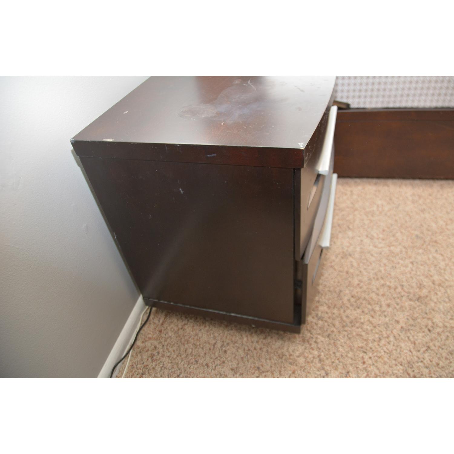 Raymour & Flanigan 2 Drawer Nightstand - image-2