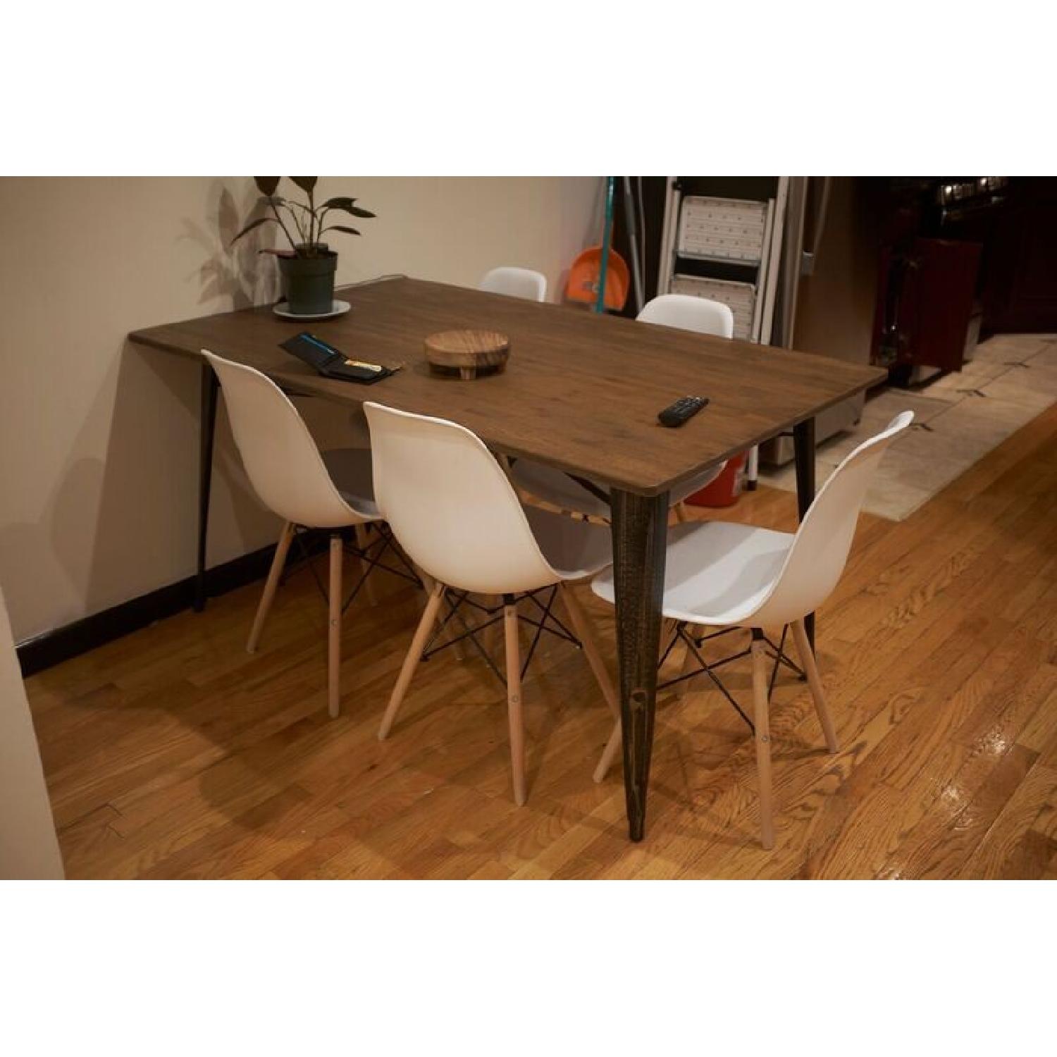 Mid Century Modern Wood Dining Table - image-1