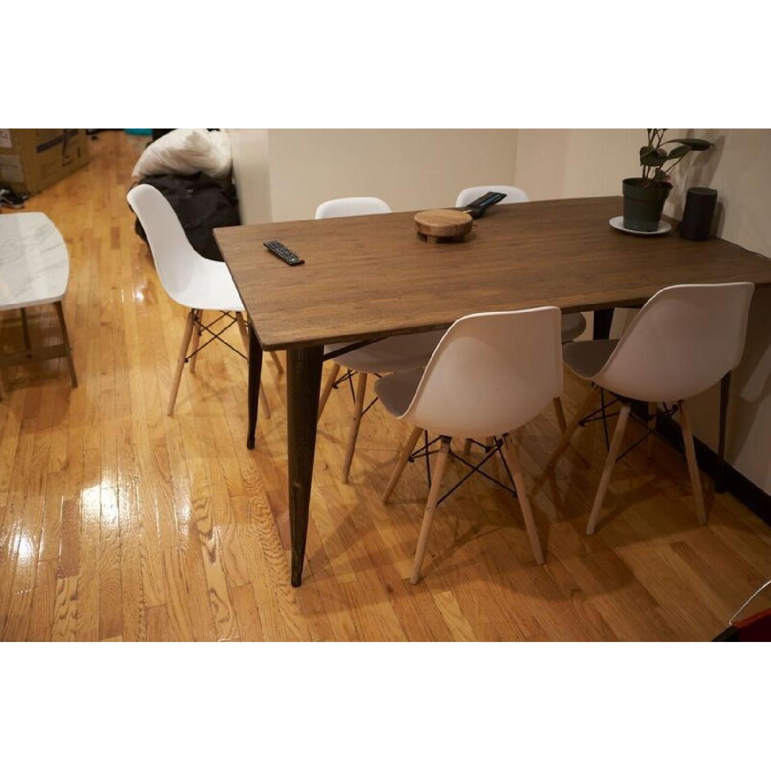 Mid Century Modern Wood Dining Table - image-2