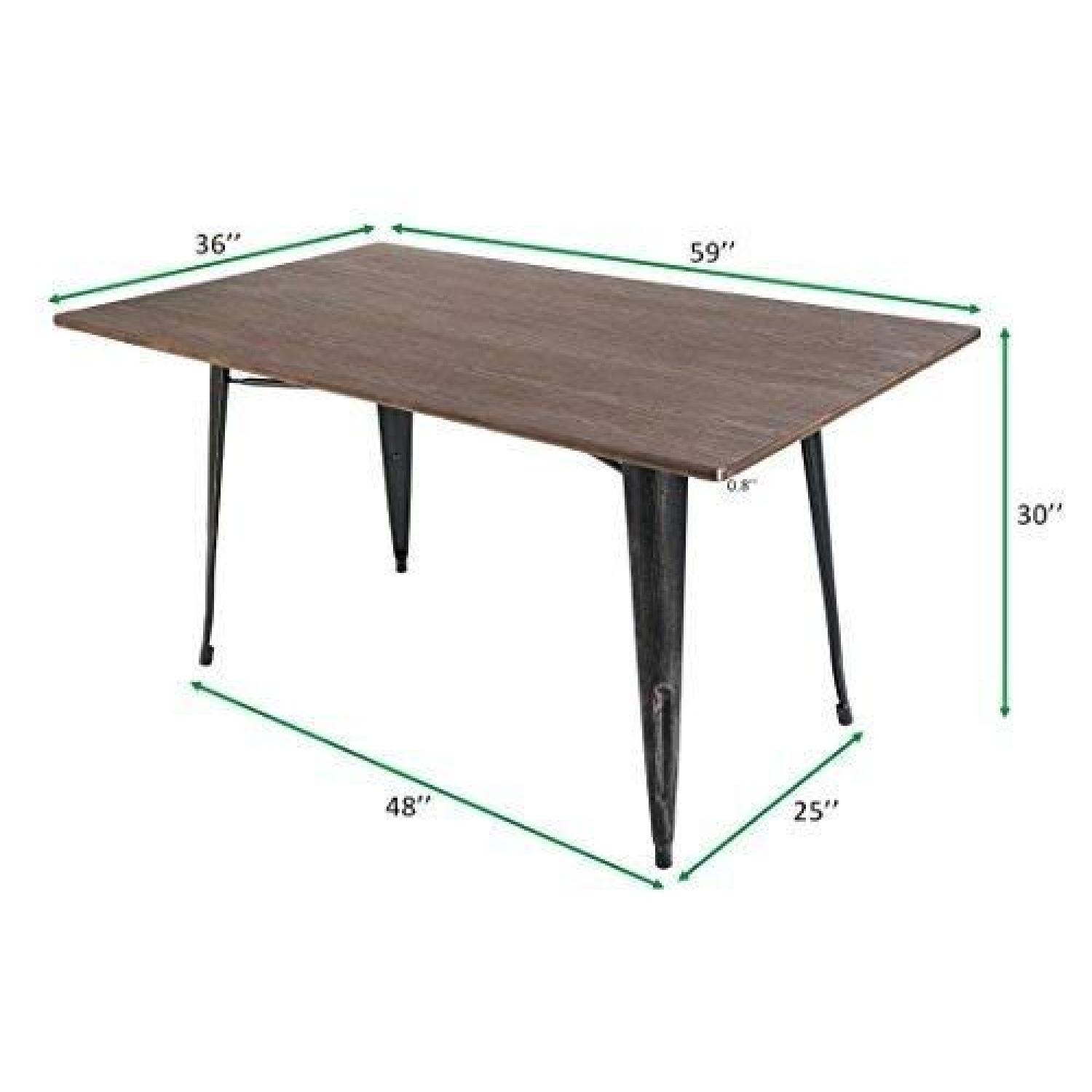Mid Century Modern Wood Dining Table - image-3
