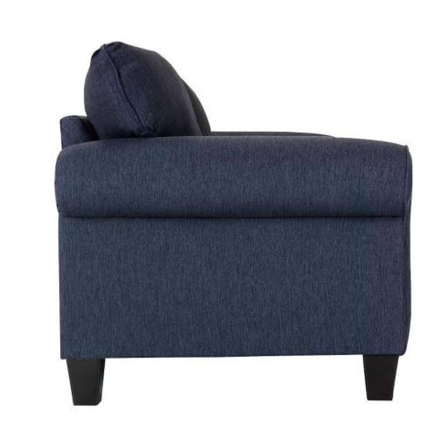 Raymour & Flanigan McKinley Sofa in Navy - image-1