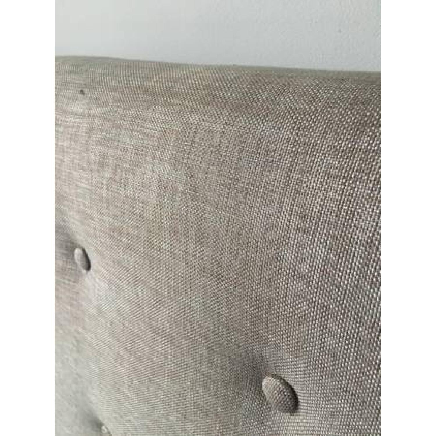 William Arlo Edmund Upholstered Queen Wingback Headboard - image-2